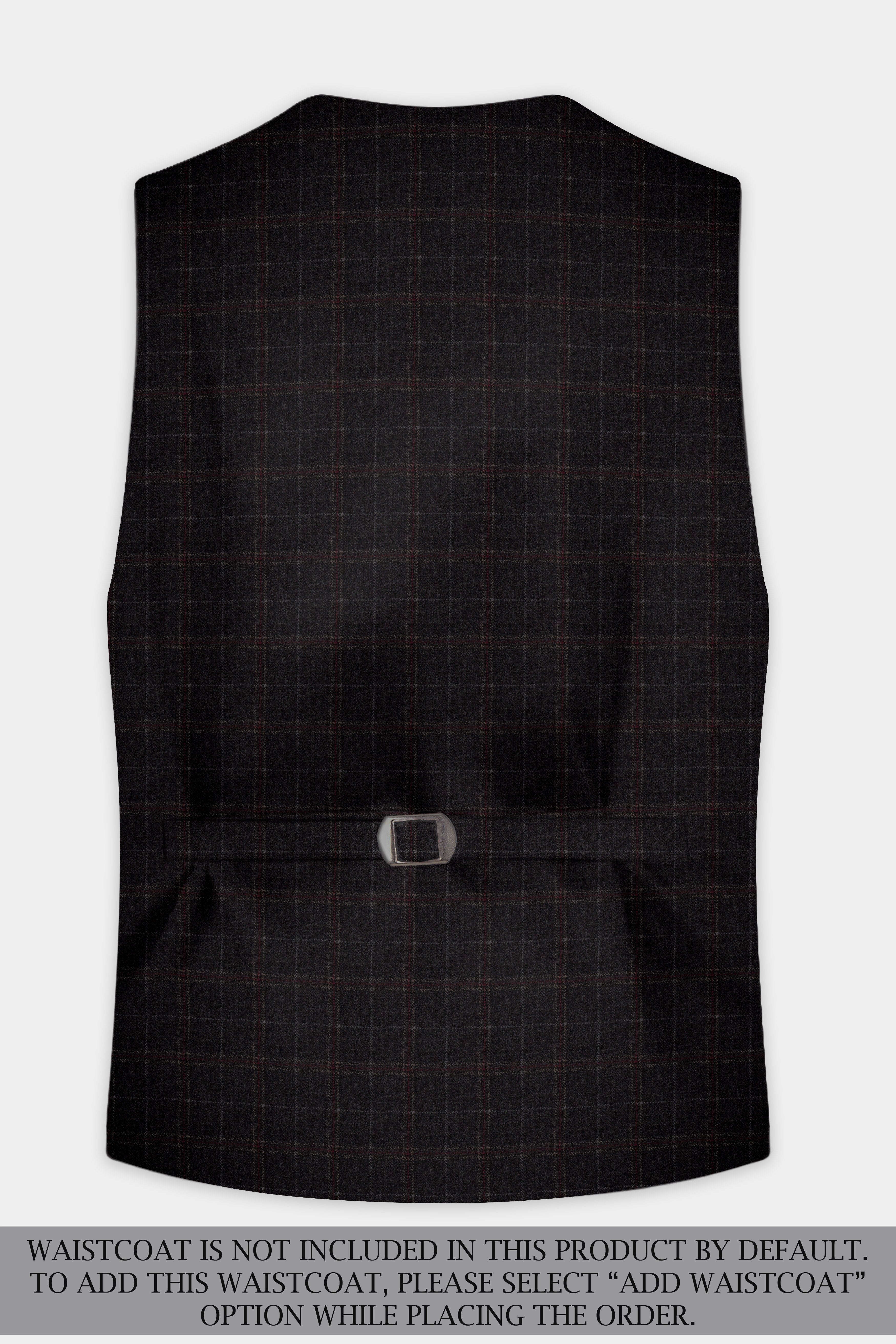 Apollo-Zeus Brown Plaid Tweed Single Breasted Suit