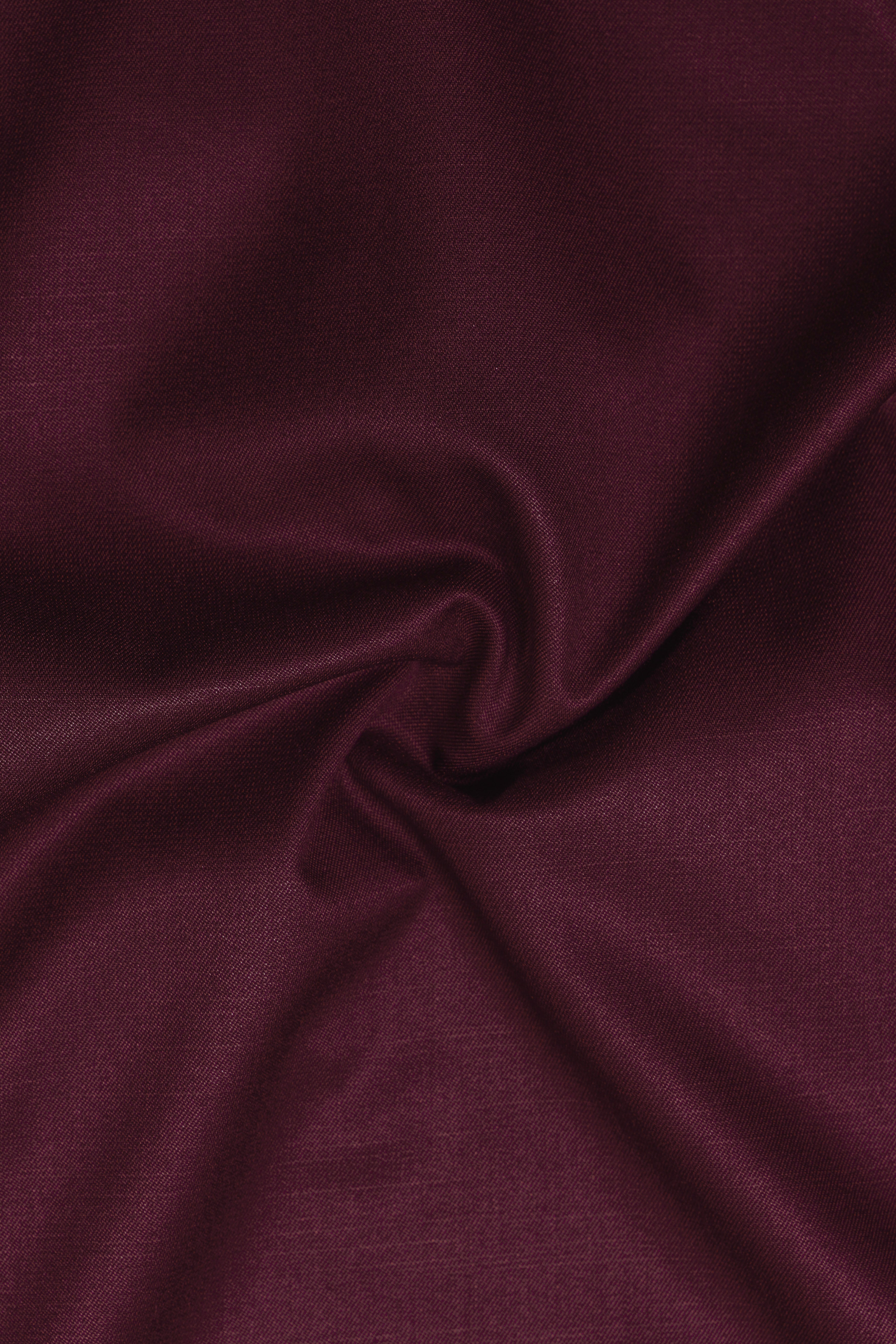 SepiaElite-Tamarind Brown Solid Wool Rich Single Breasted Slight Stretch Suit