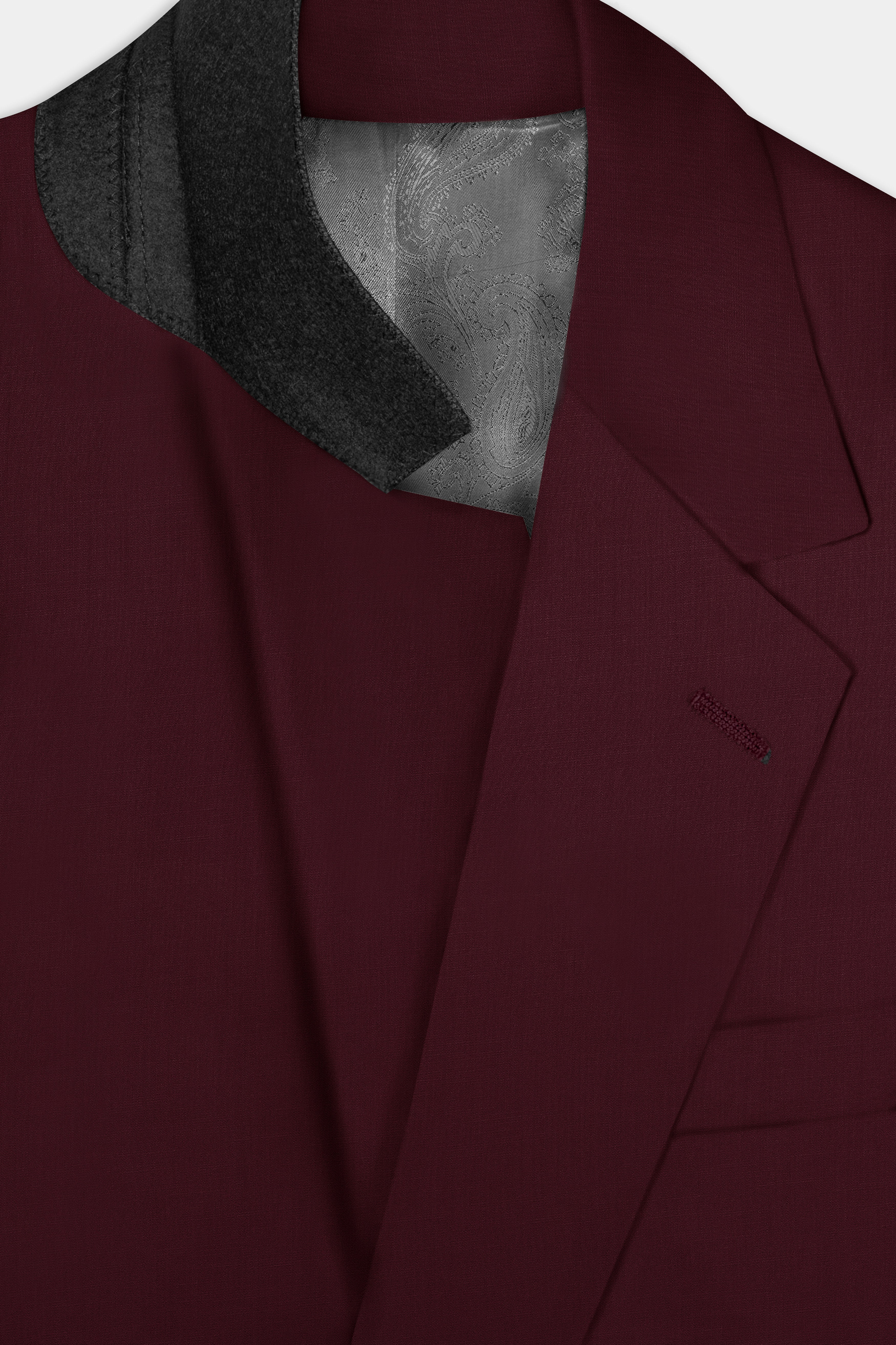 SepiaElite-Tamarind Brown Solid Wool Rich Single Breasted Slight Stretch Suit