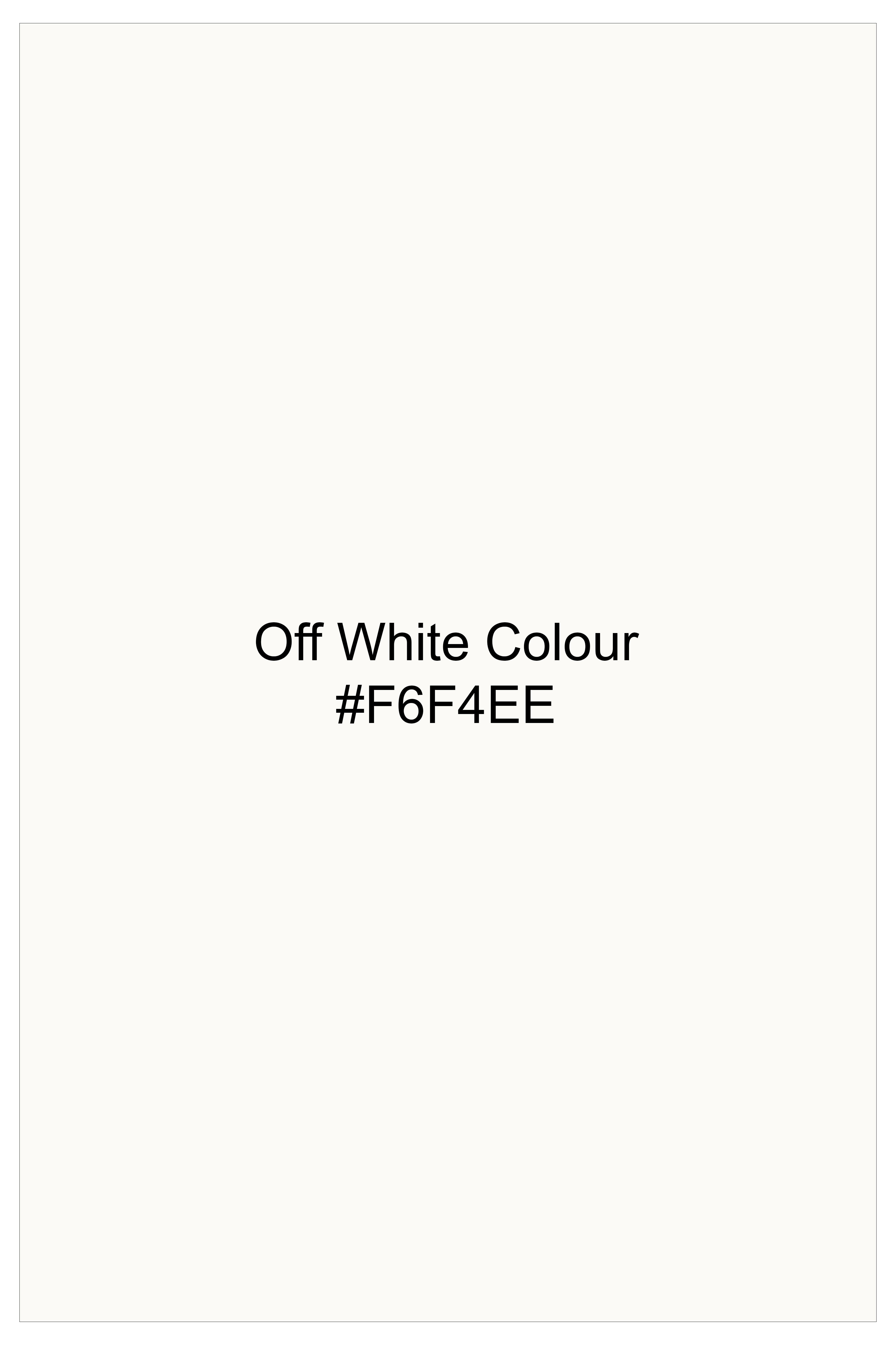 Off White Solid Wool Rich Tuxedo Slight Stretch Suit