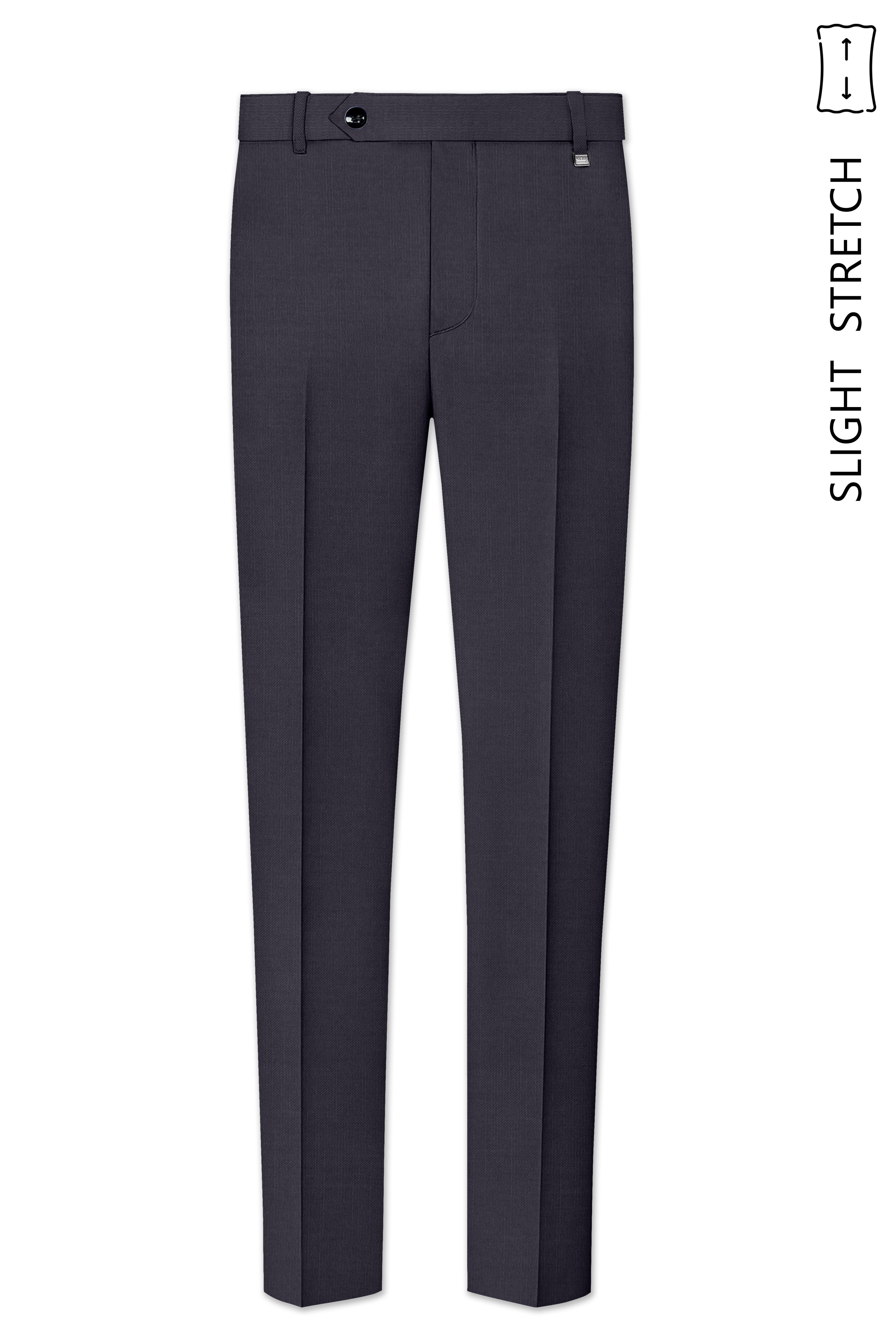 Vogue-Glaucous Gray Solid Premium Wool Rich Double Breasted Suit