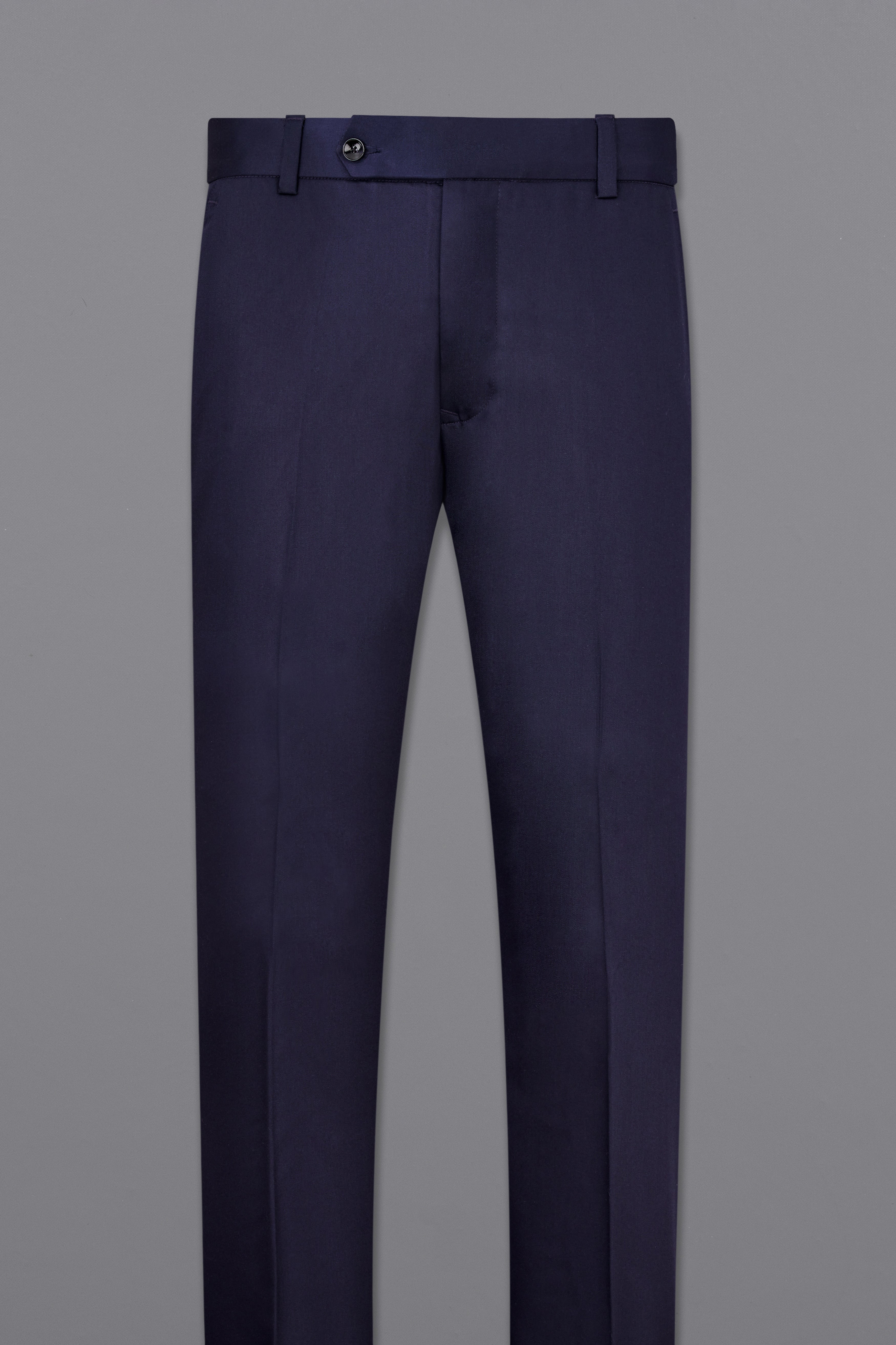 Navy Subtle Sheen Wool Blend Suit