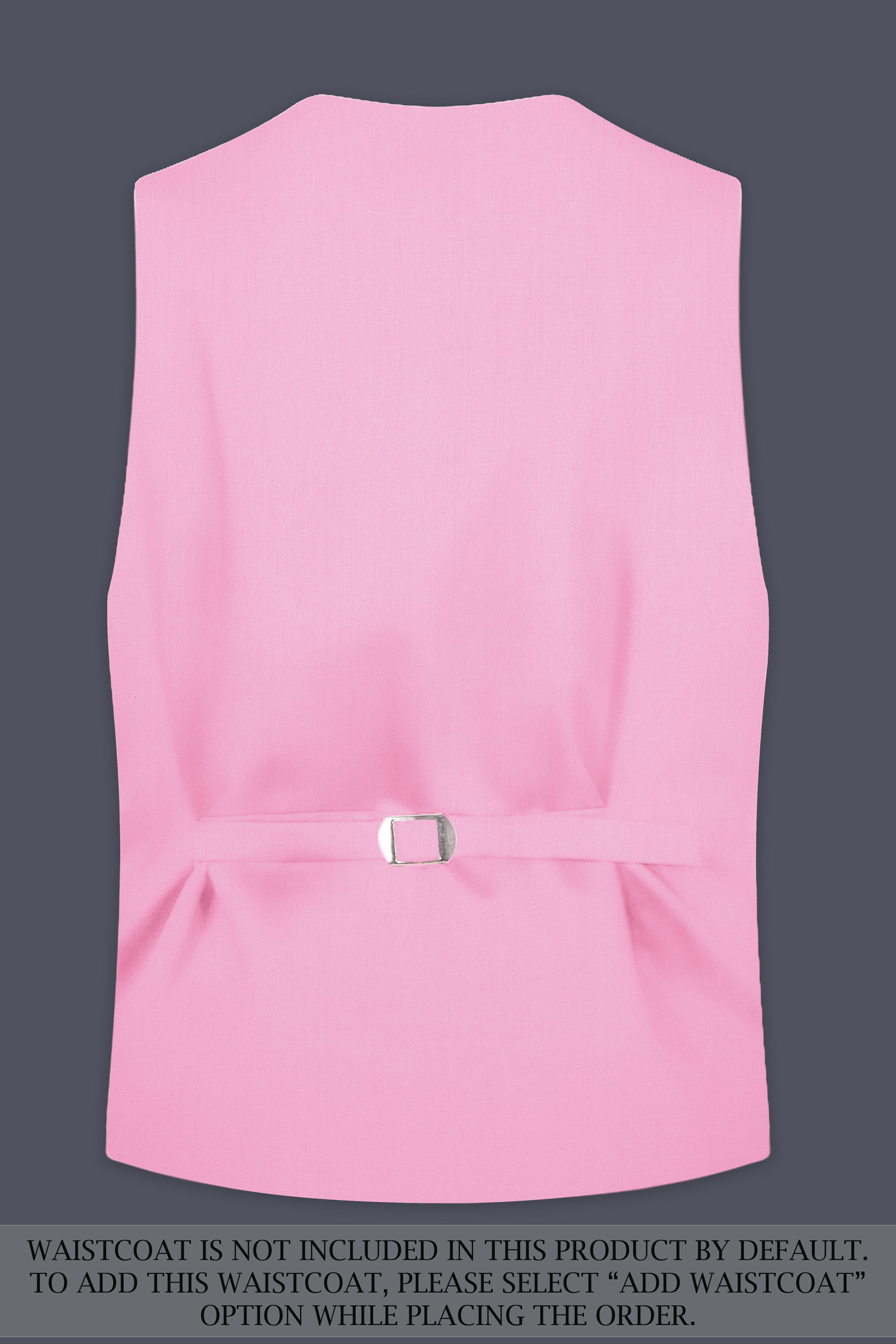 Rosé Reverie-Pestel Pink Solid Wool Rich Double Breasted Slight Stretch Suit