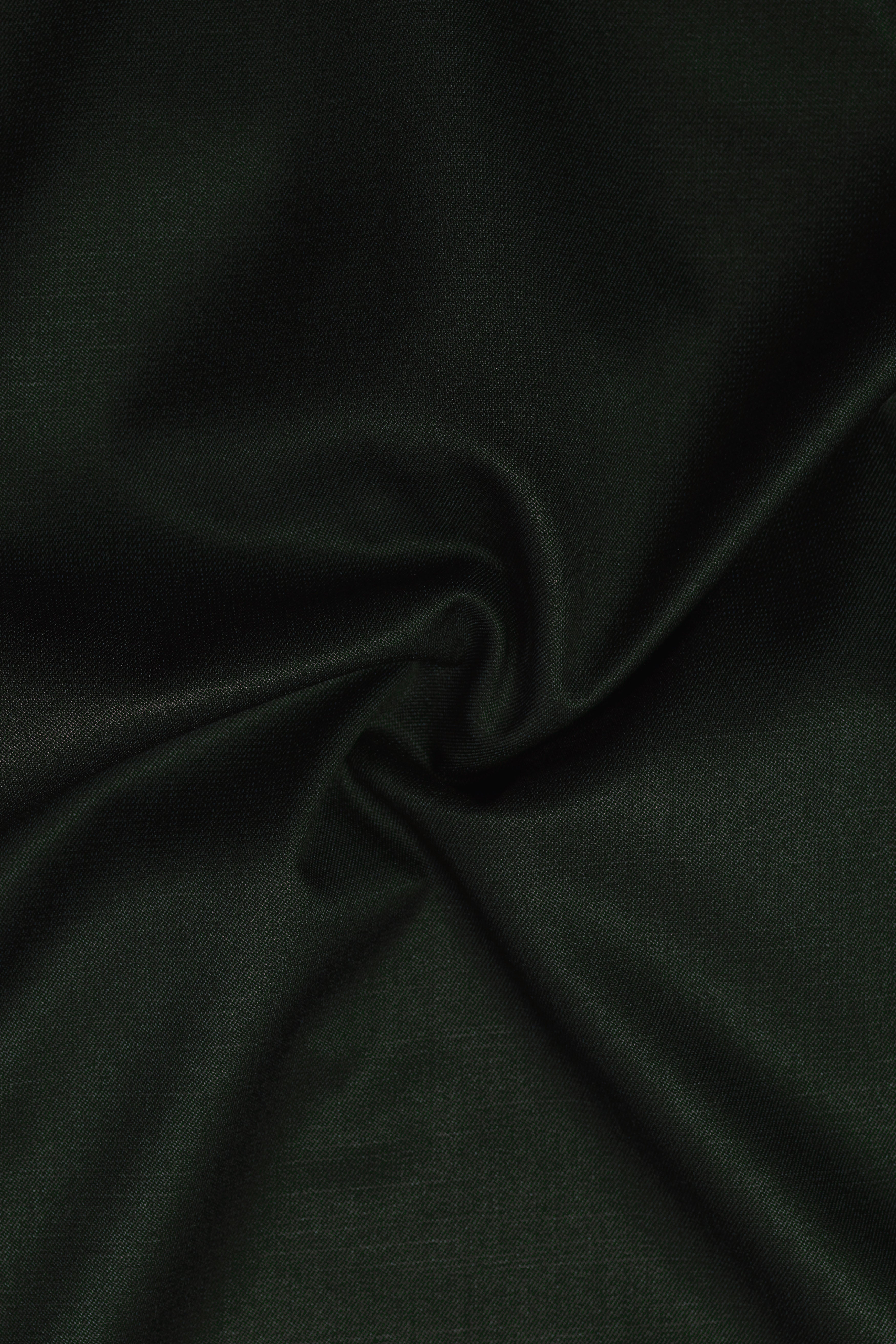 Verdant Majesty-Juniper Green Solid Wool Rich Single Breasted Stretchable traveler Suit