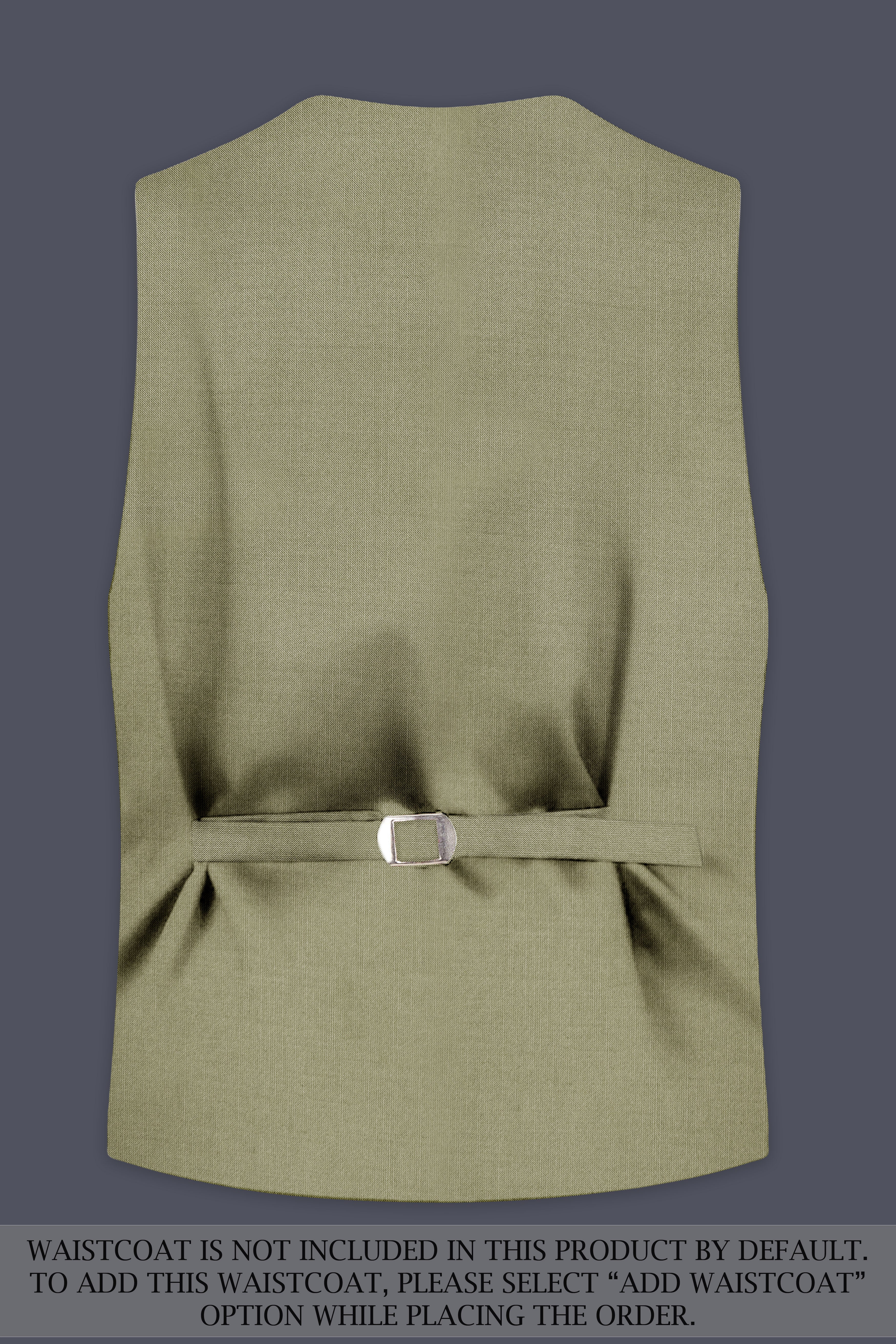 Citron-Lemon Grass Green Solid Wool Rich Single Breasted Slight Stretch Suit