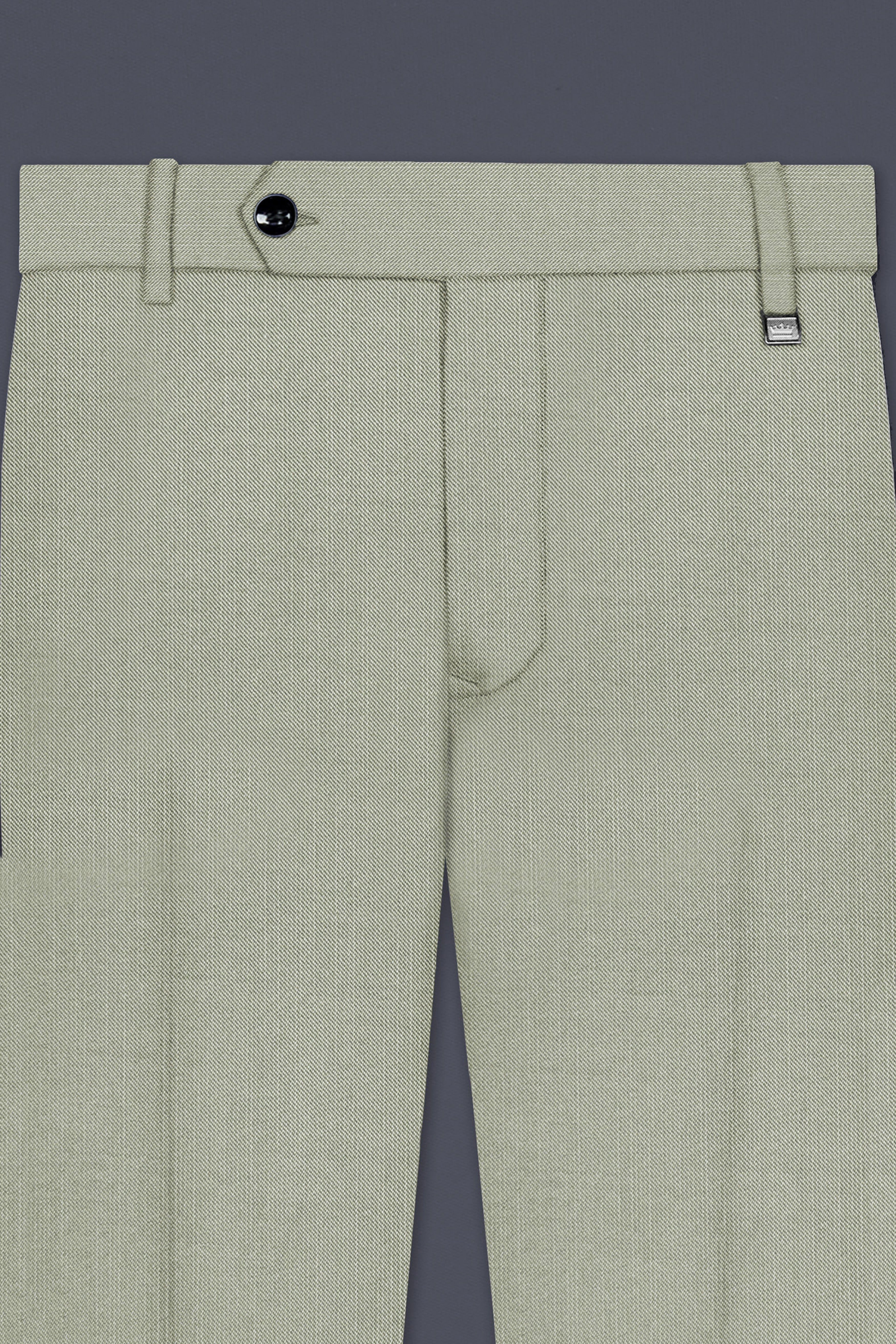 Lichen-Norway Green Solid Wool Rich Double Breasted Slight Stretch Suit