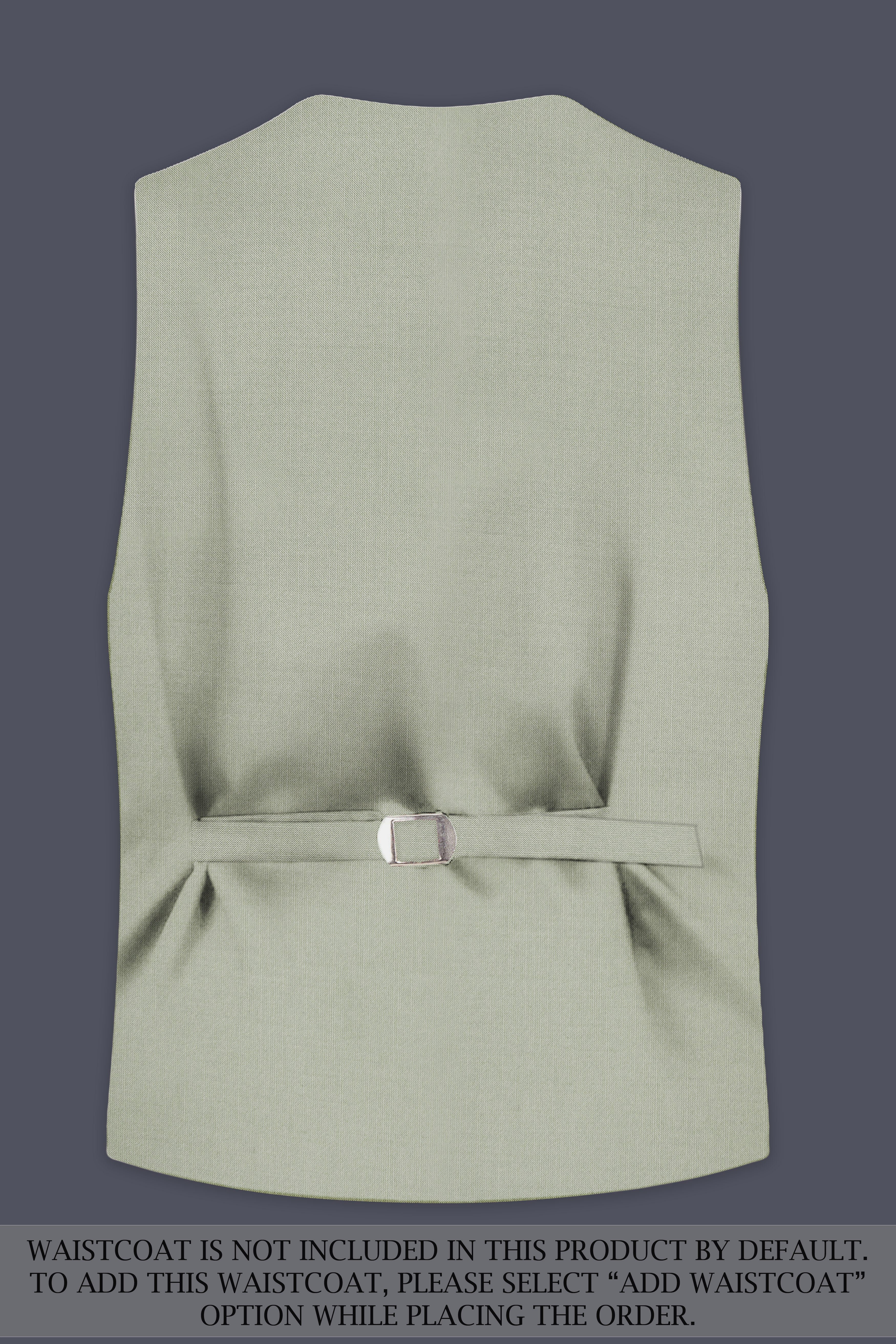 Lichen-Norway Green Solid Wool Rich Double Breasted Slight Stretch Suit