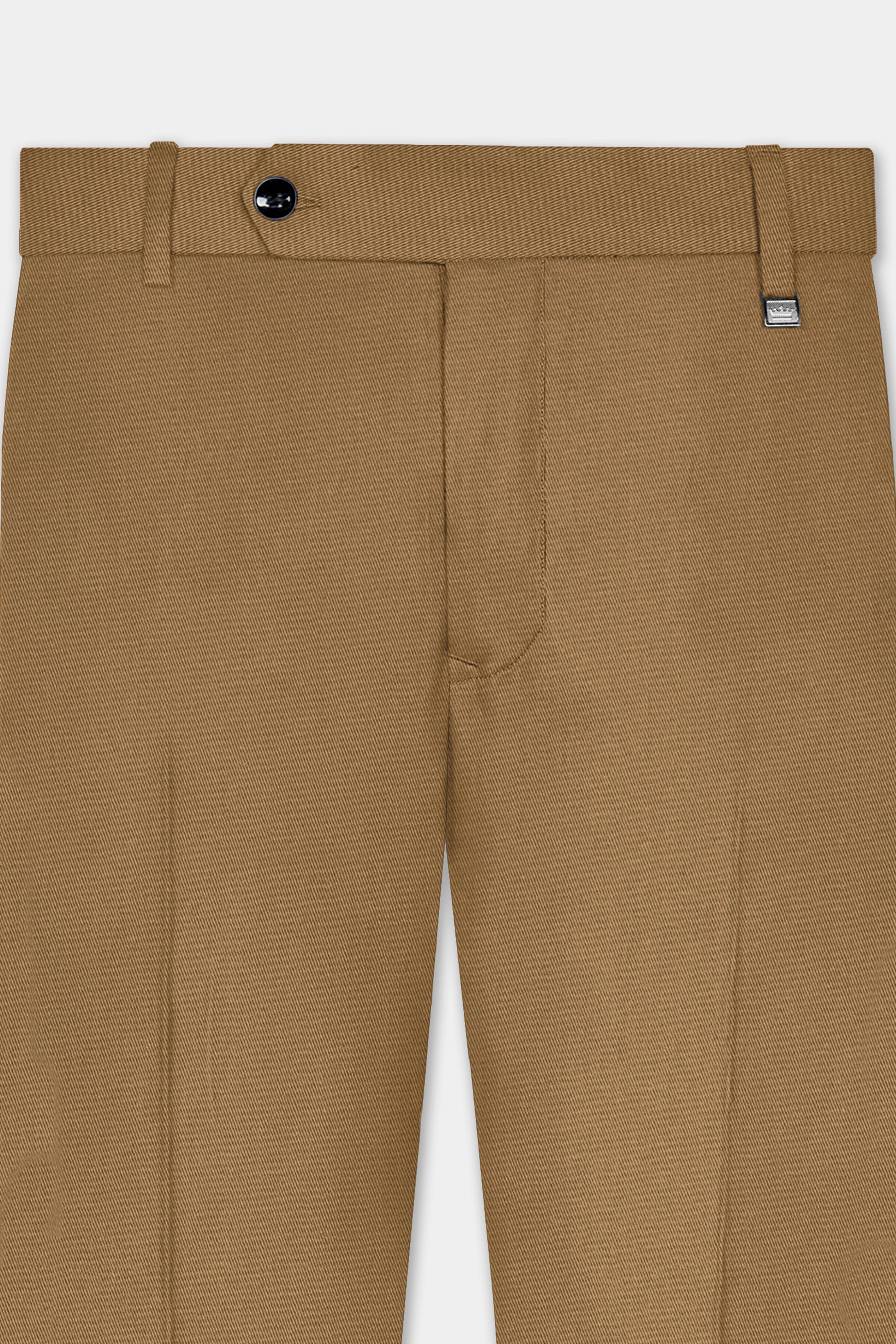 Roman Coffee Brown Solid Wool Rich Double Breasted Suit