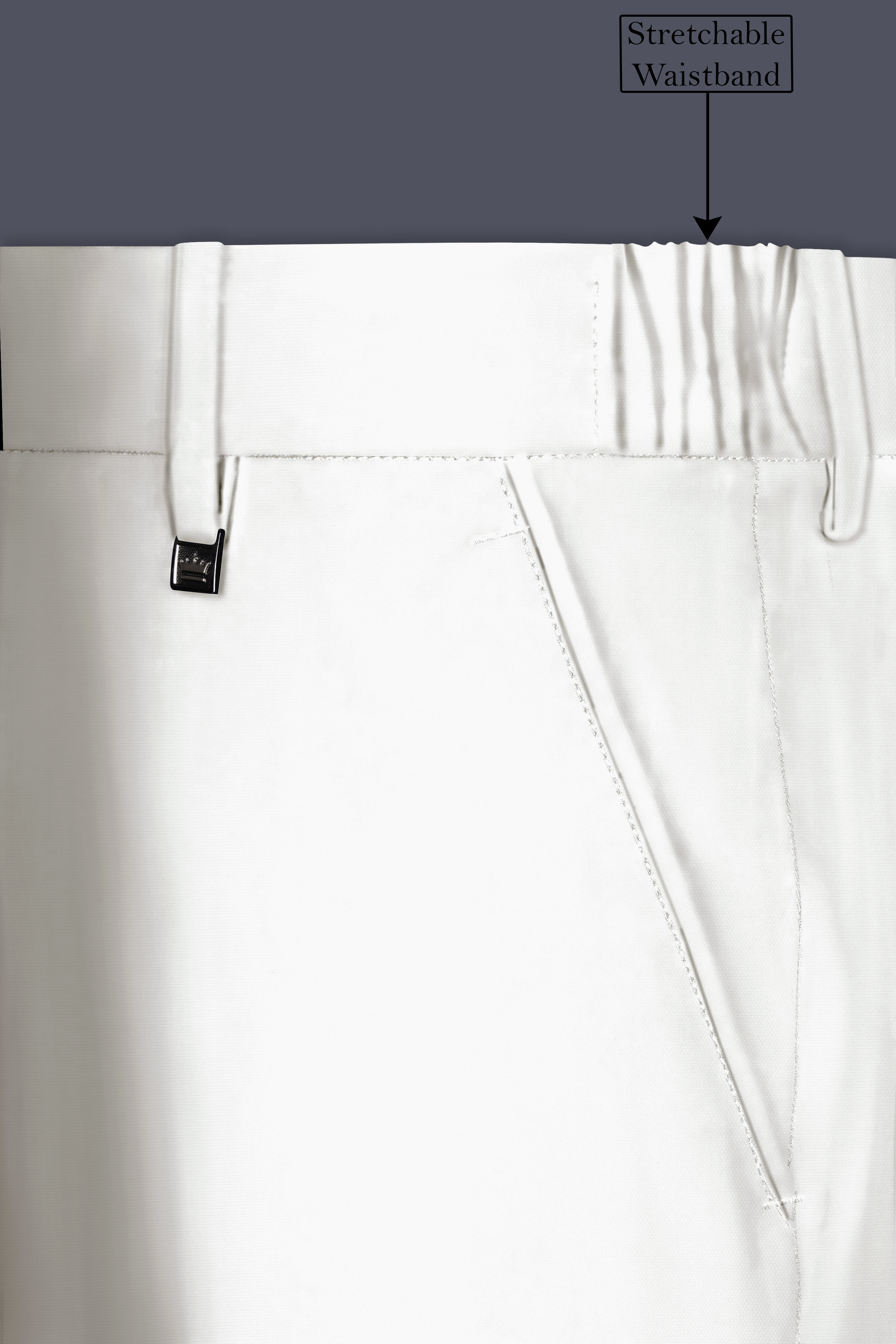 Merino Cream Solid Cotton Single Breasted Suit