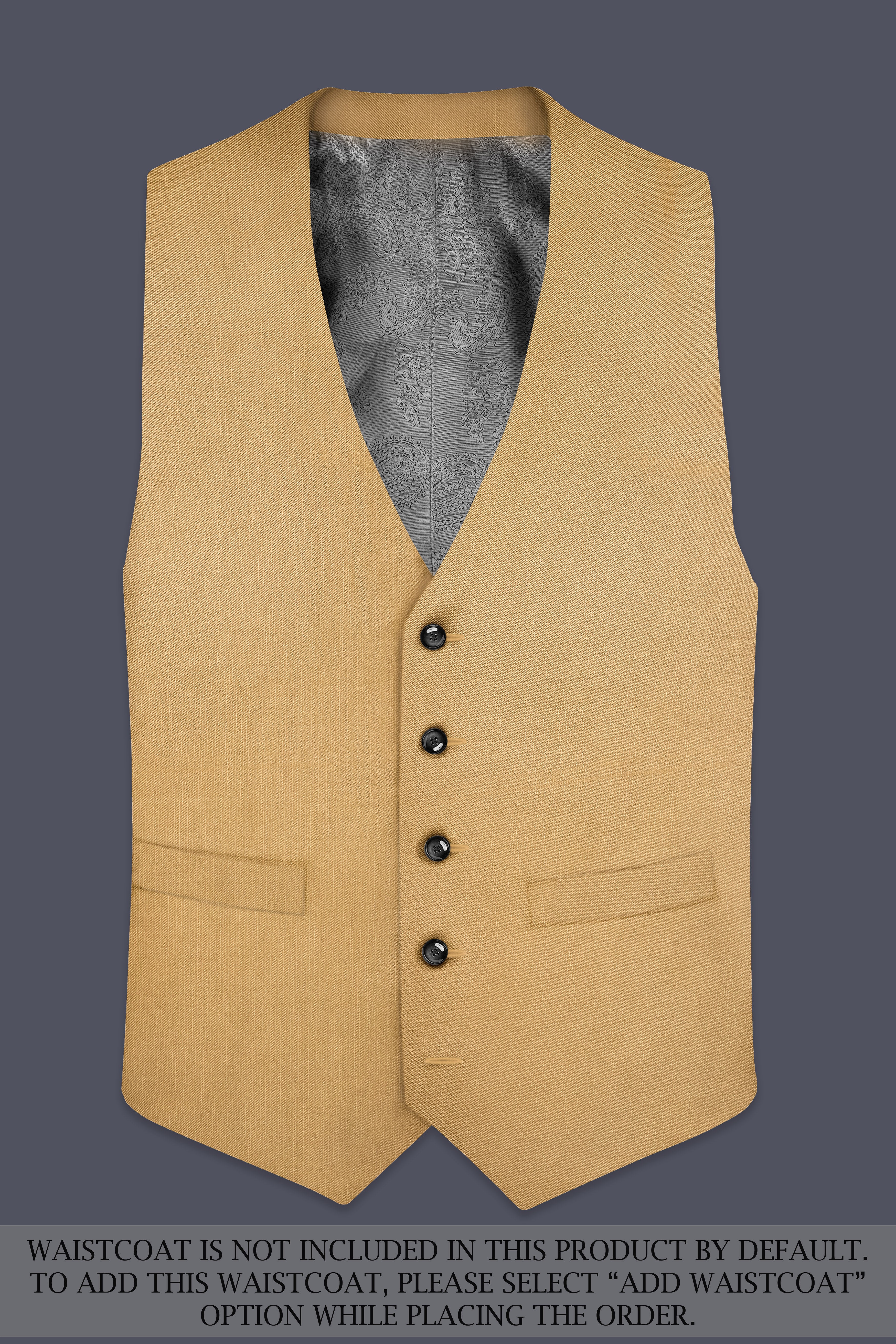Sepia-Twine Brown Solid Wool Rich Single Breasted Stretchable traveler Suit