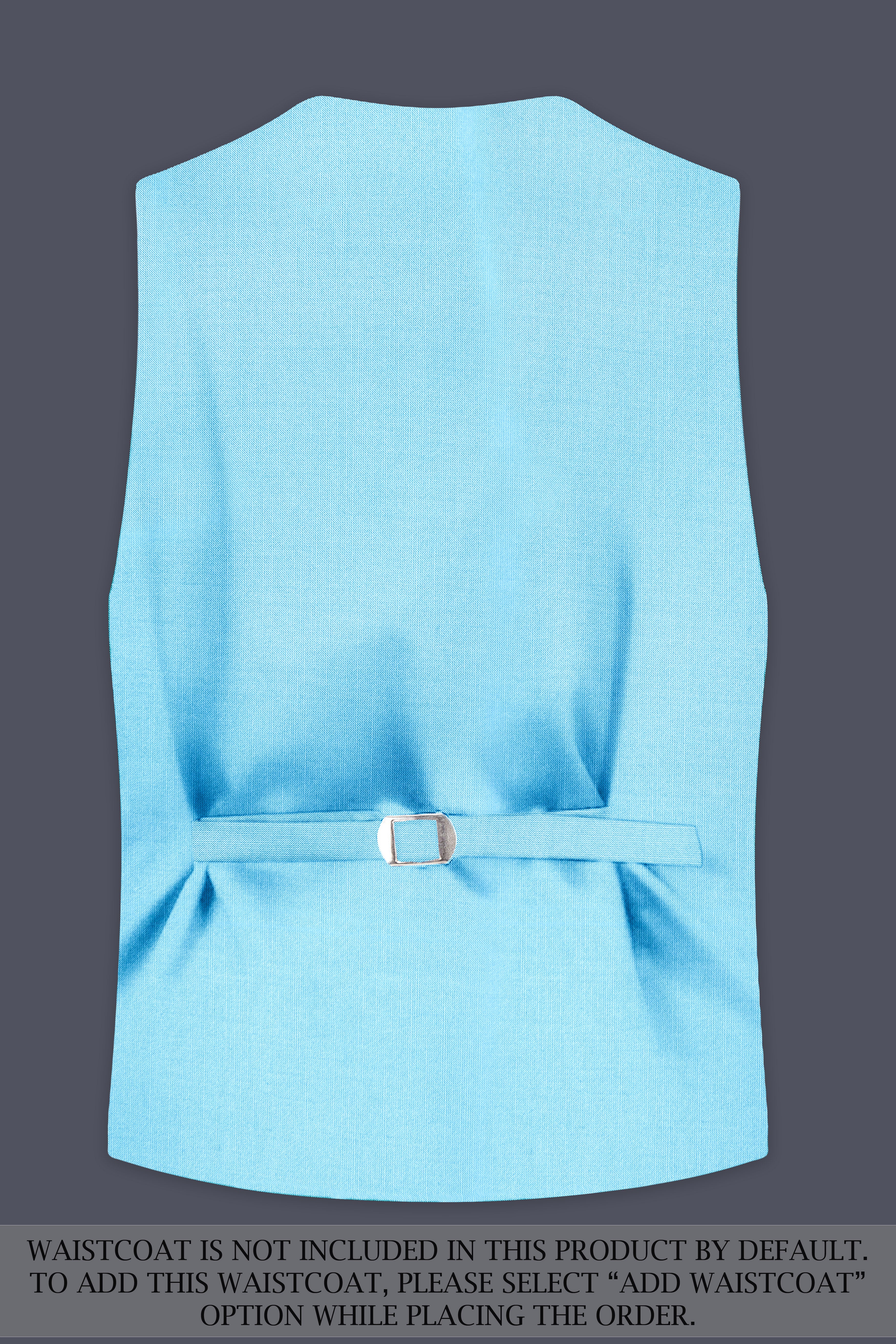 Iceland-Aquamarine Blue Solid Wool Rich Double Breasted Stretchable traveler Suit