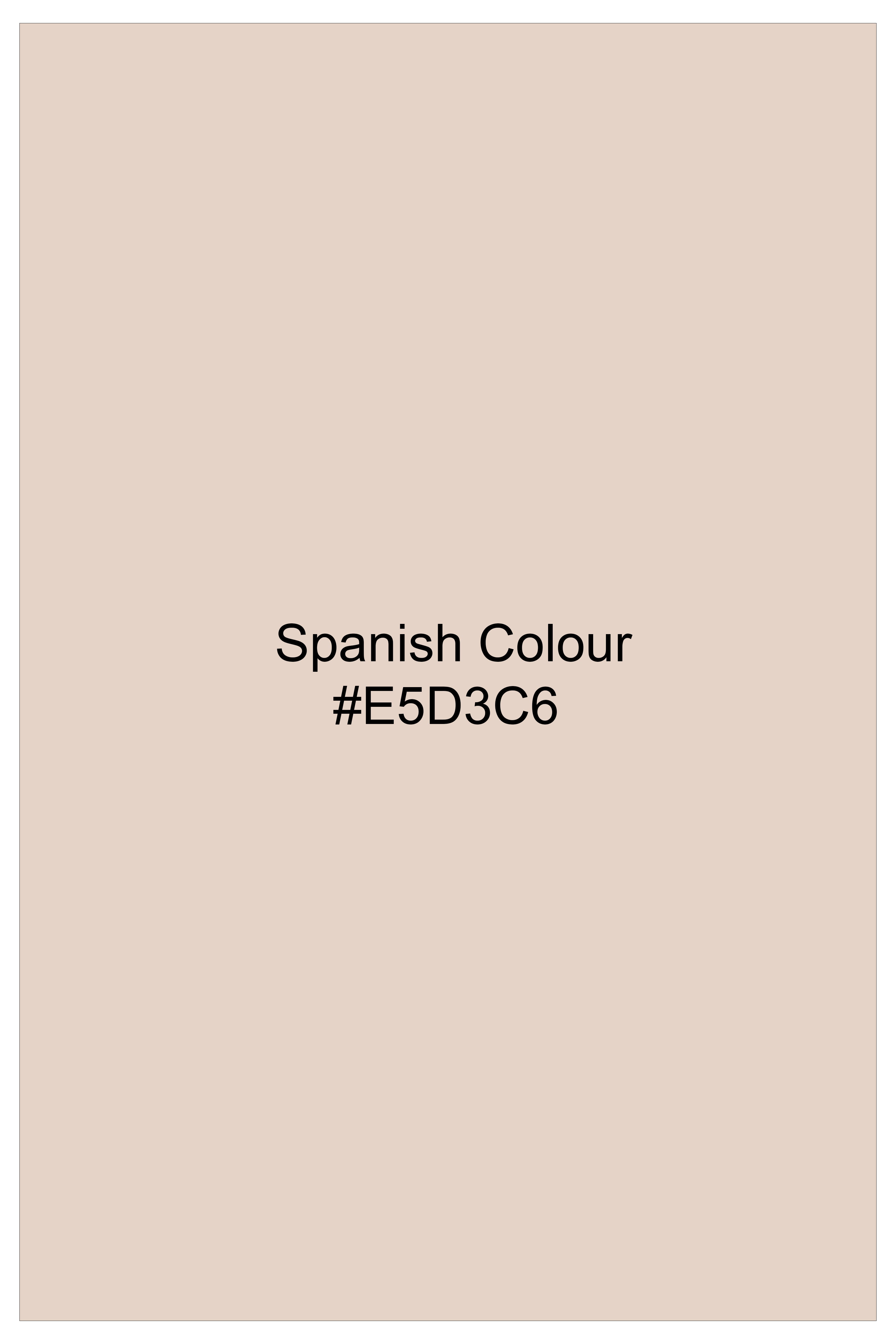 Spanish Cream Solid Wool Blend Cross Placket Bandhgala Suit