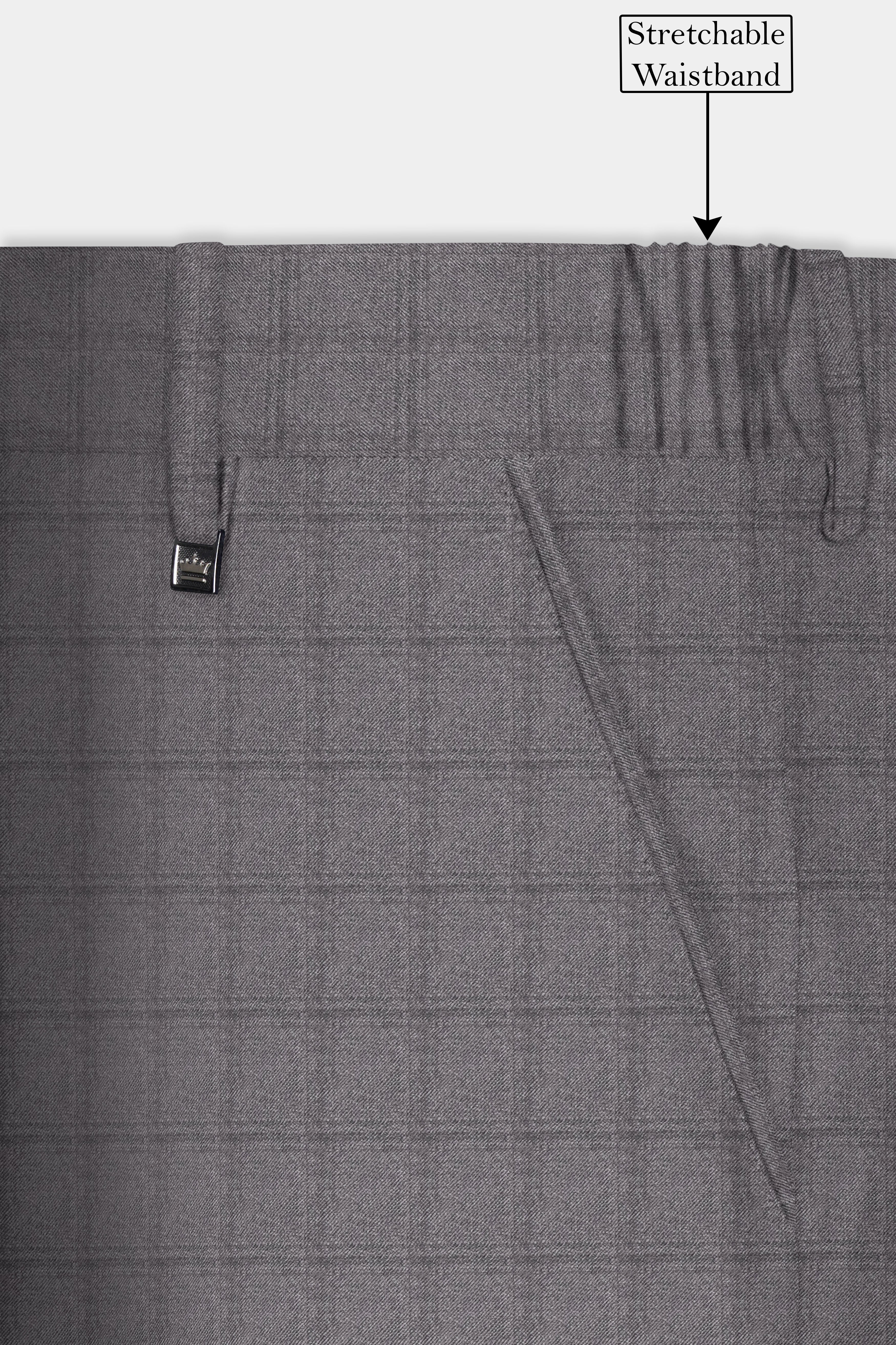 Ironside Gray Windows Wool Rich Double Breasted Suit