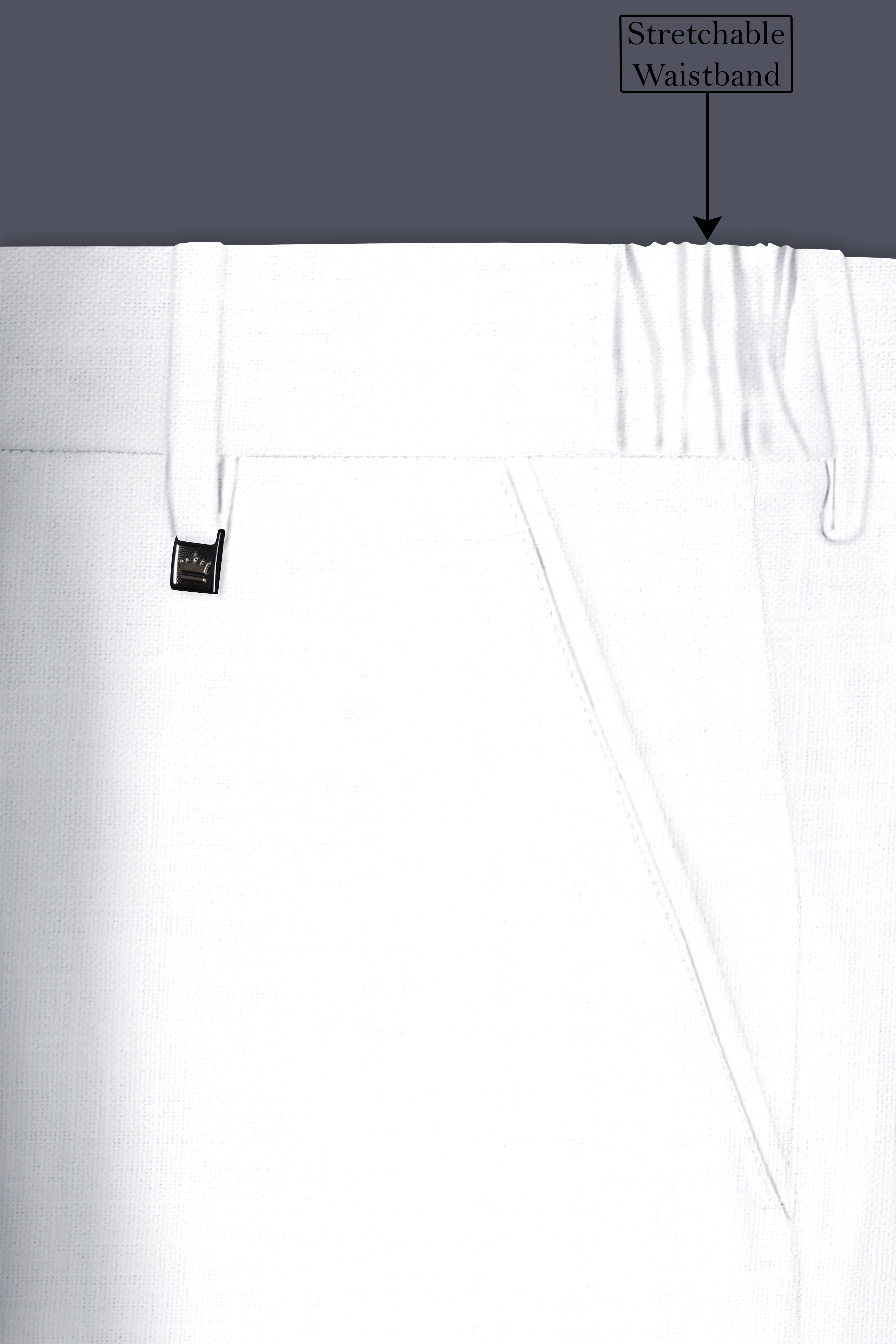 Bright White Luxurious Linen Designer Suit