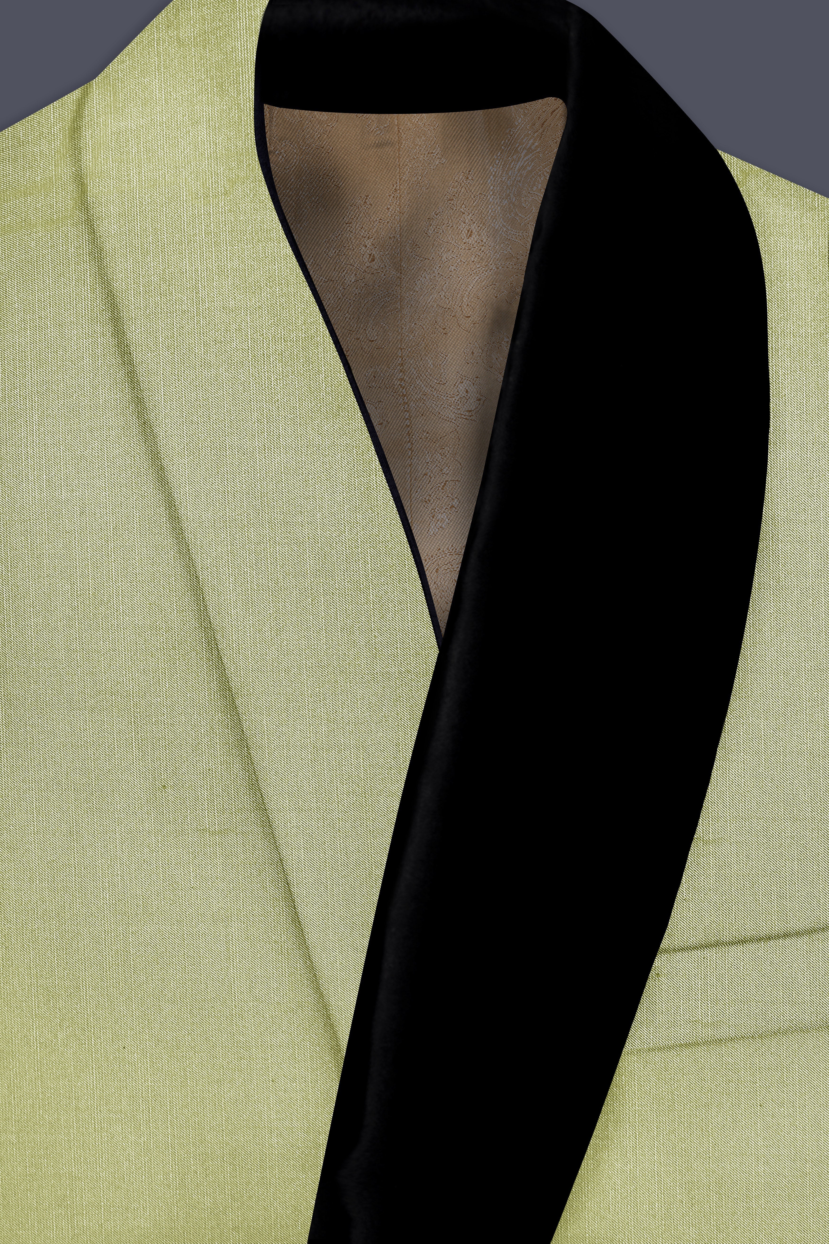 Marsh-Swamp Green Wool Rich Tuxedo Slight Stretch Suit