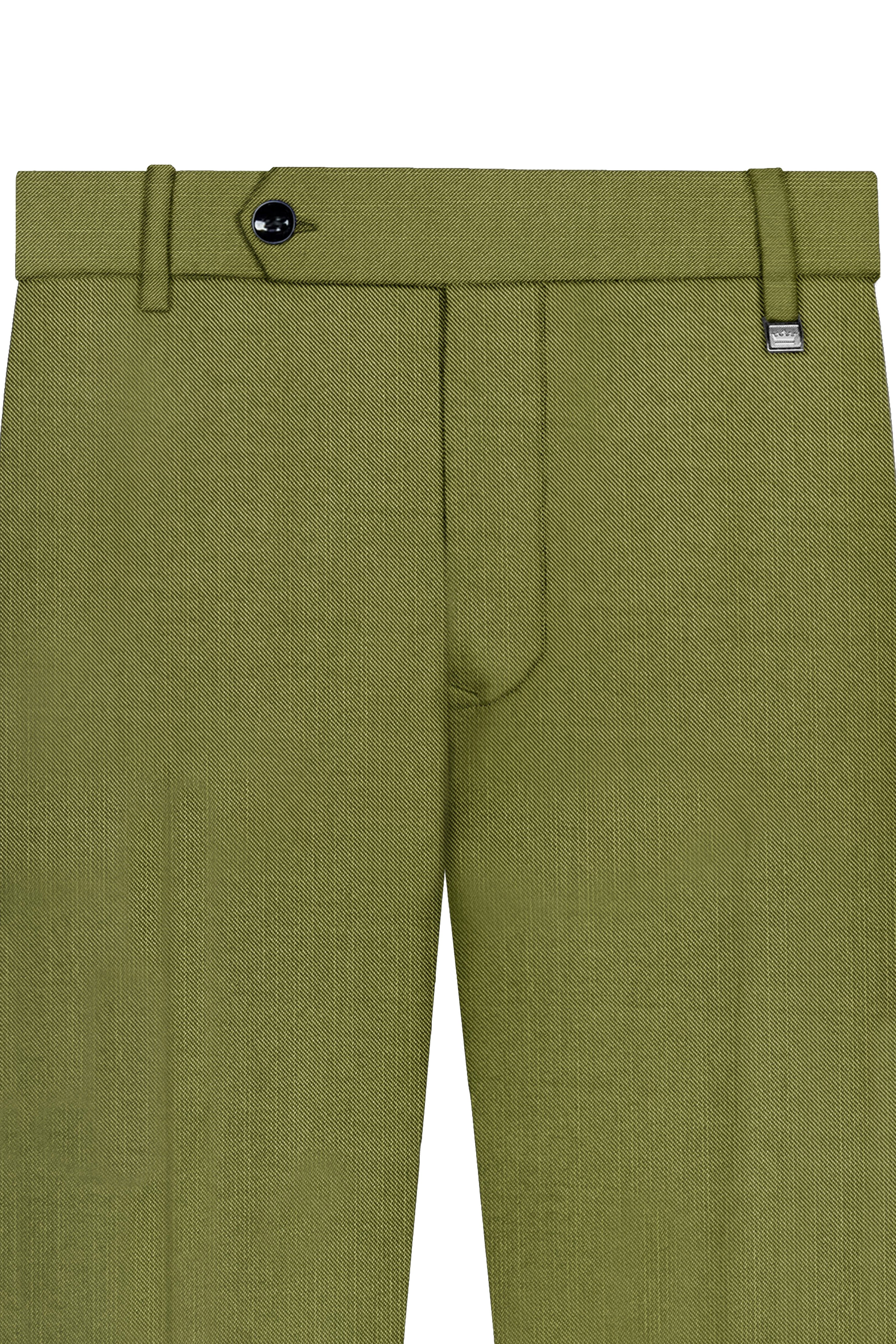 Glade-Muddy Green Wool Rich Tuxedo Slight Stretch Suit