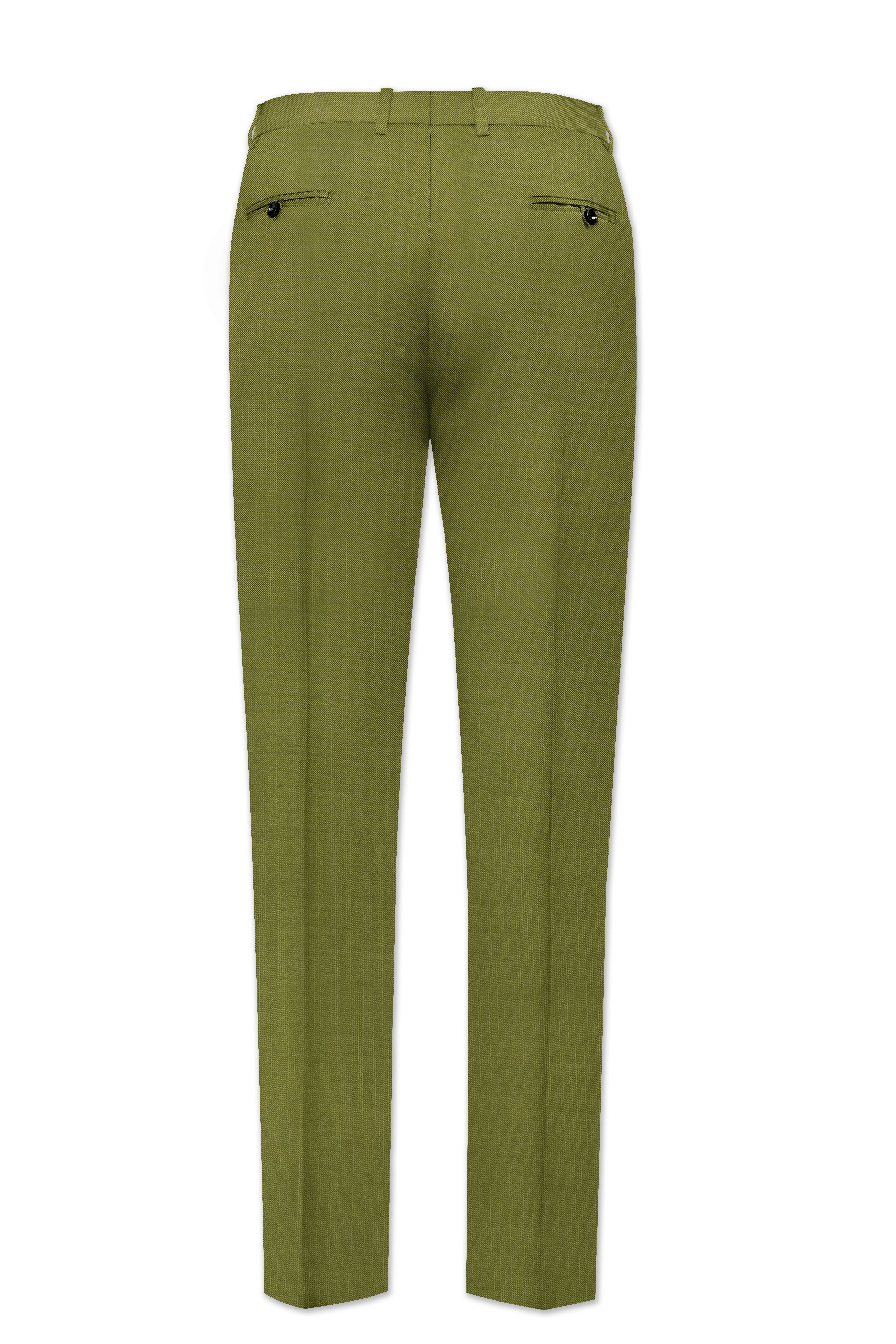Glade-Muddy Green Wool Rich Tuxedo Slight Stretch Suit