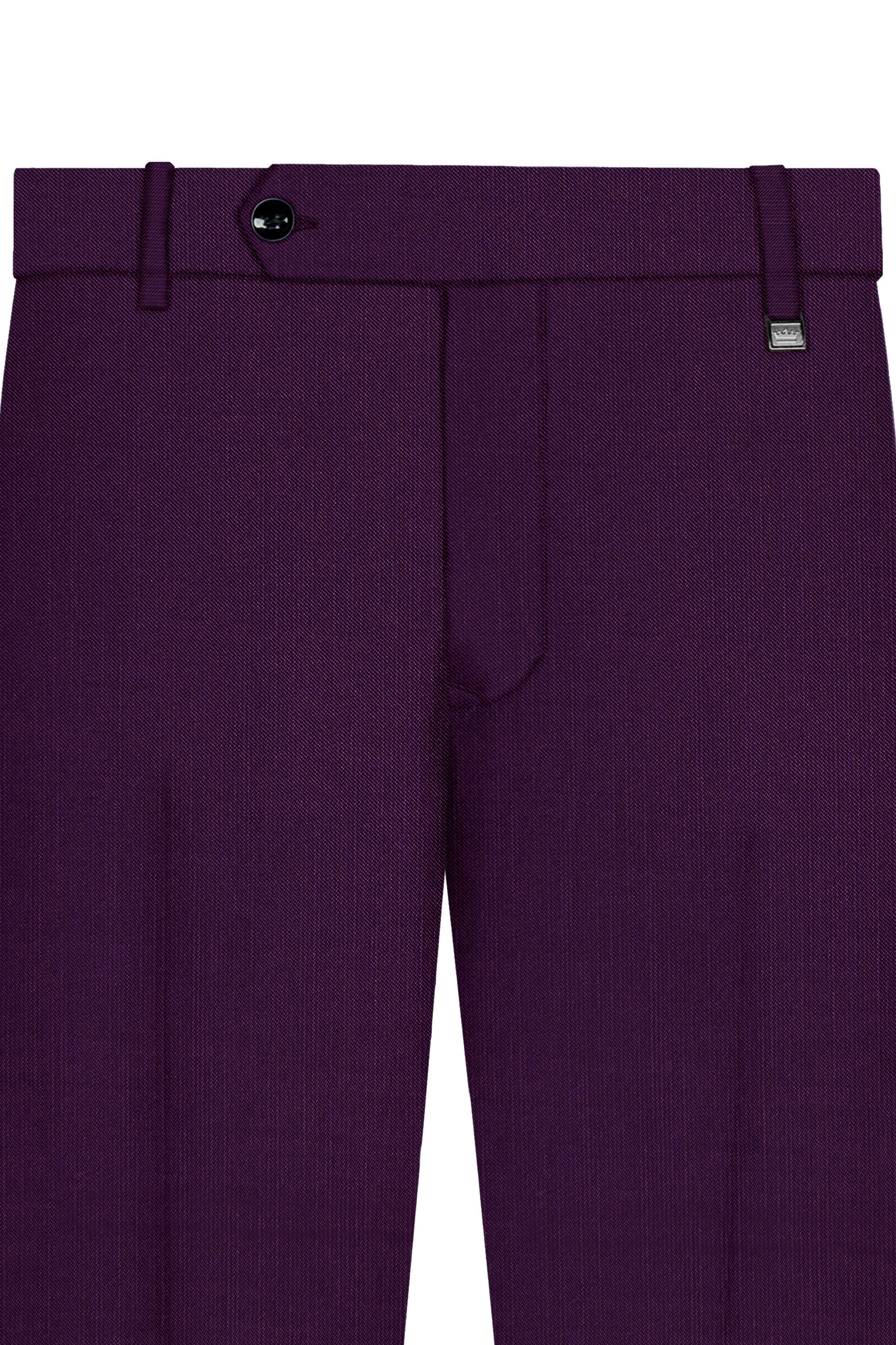 Orchid-Grape Purple Wool Rich Tuxedo Slight Stretch Suit