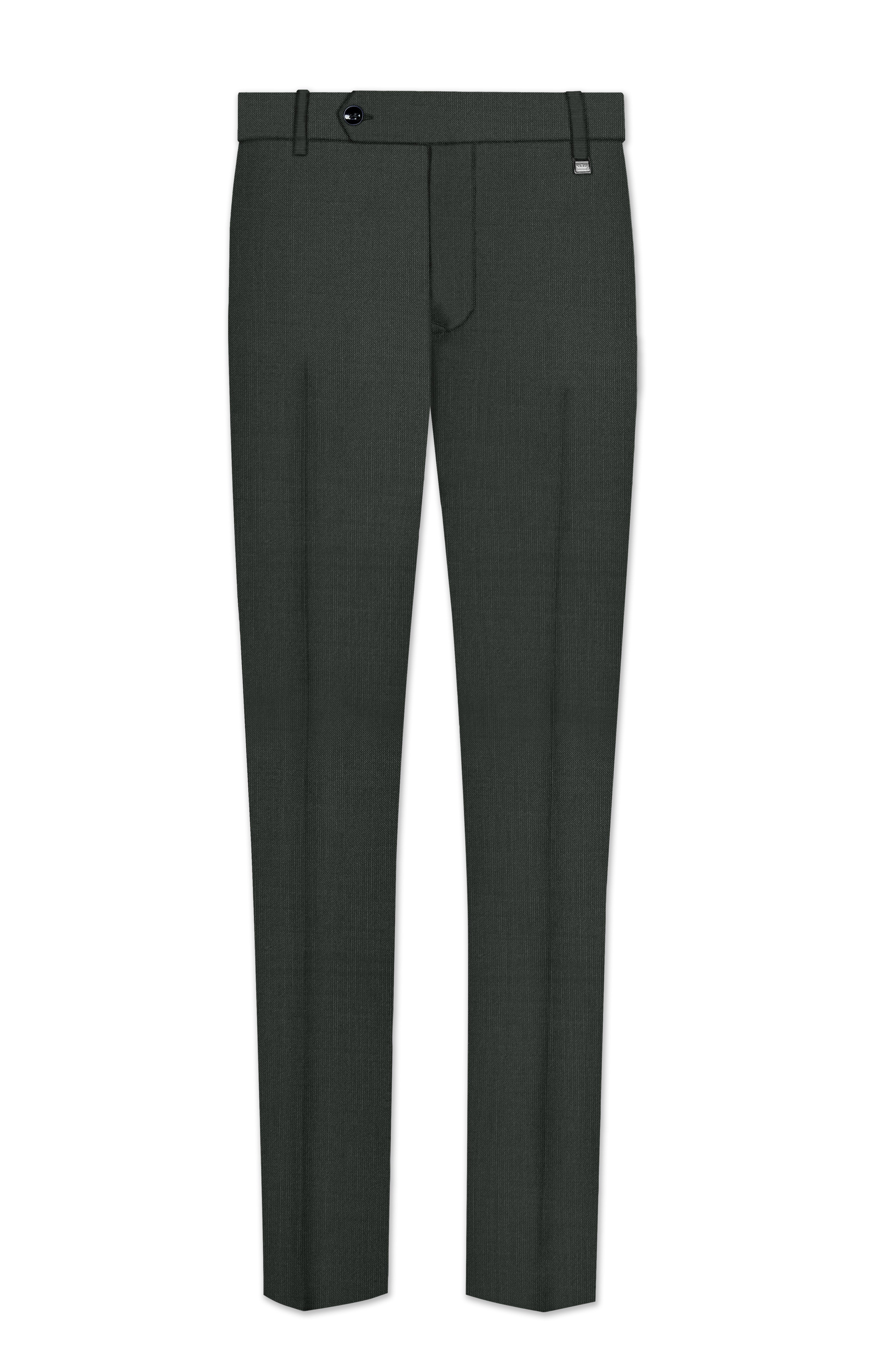Shafton-Mine Shaft Green Wool Rich Tuxedo Stretchable Traveler Suit