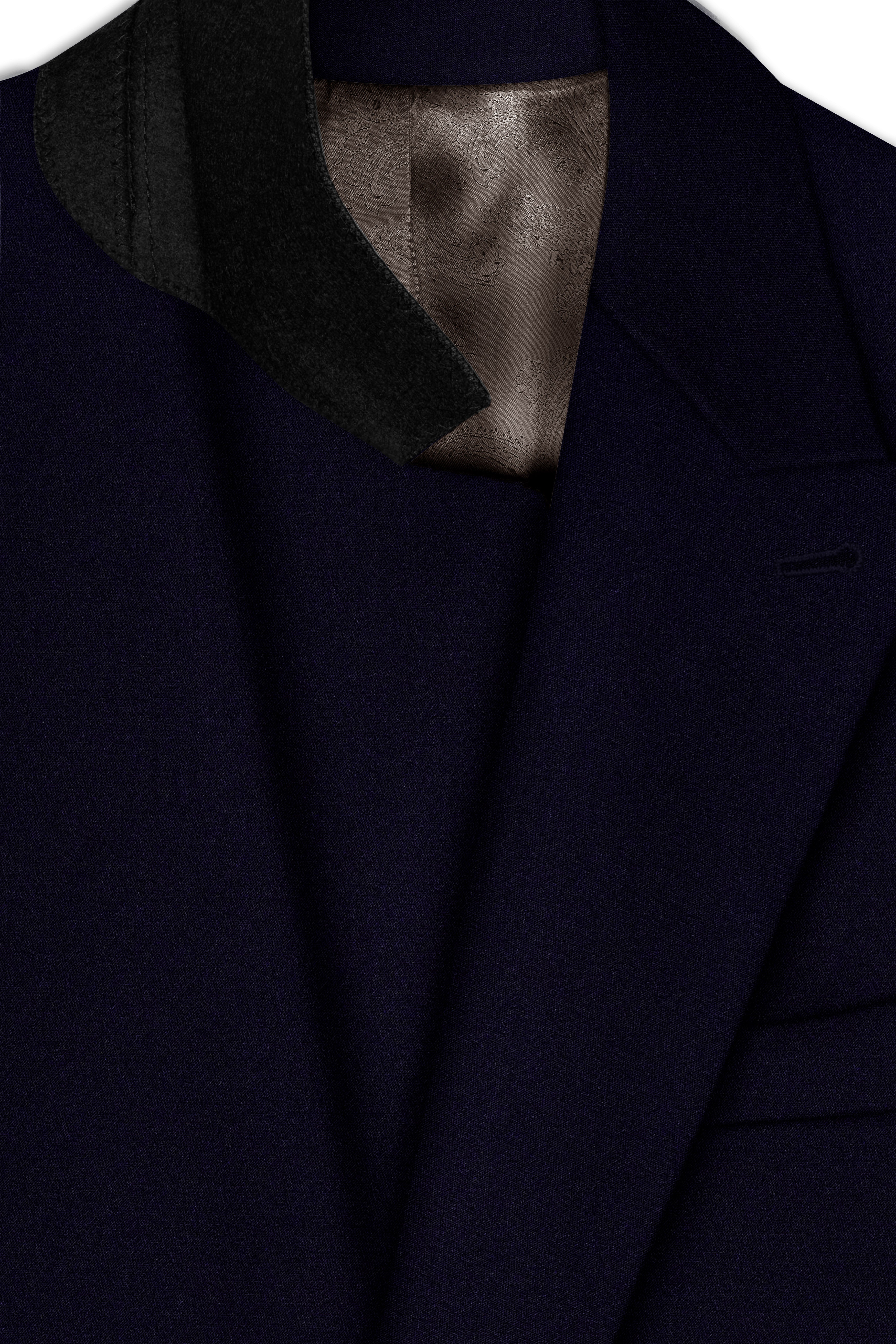 Vistaro-Korean Blue (The Best Blue We Have) Wool Rich Double Breasted Stretchable traveler Suit