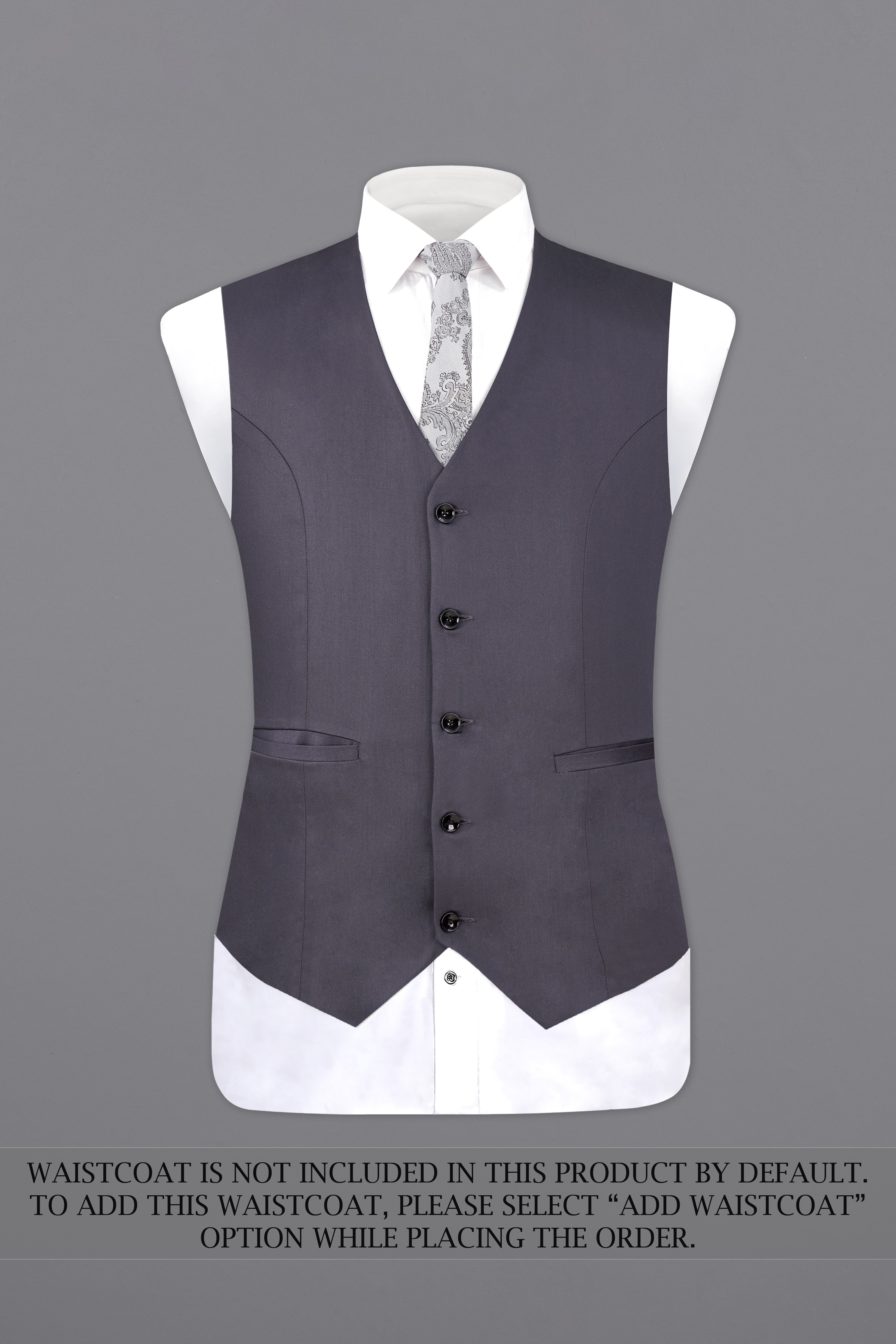 Porpoise Grey Subtle Sheen Wool Suit