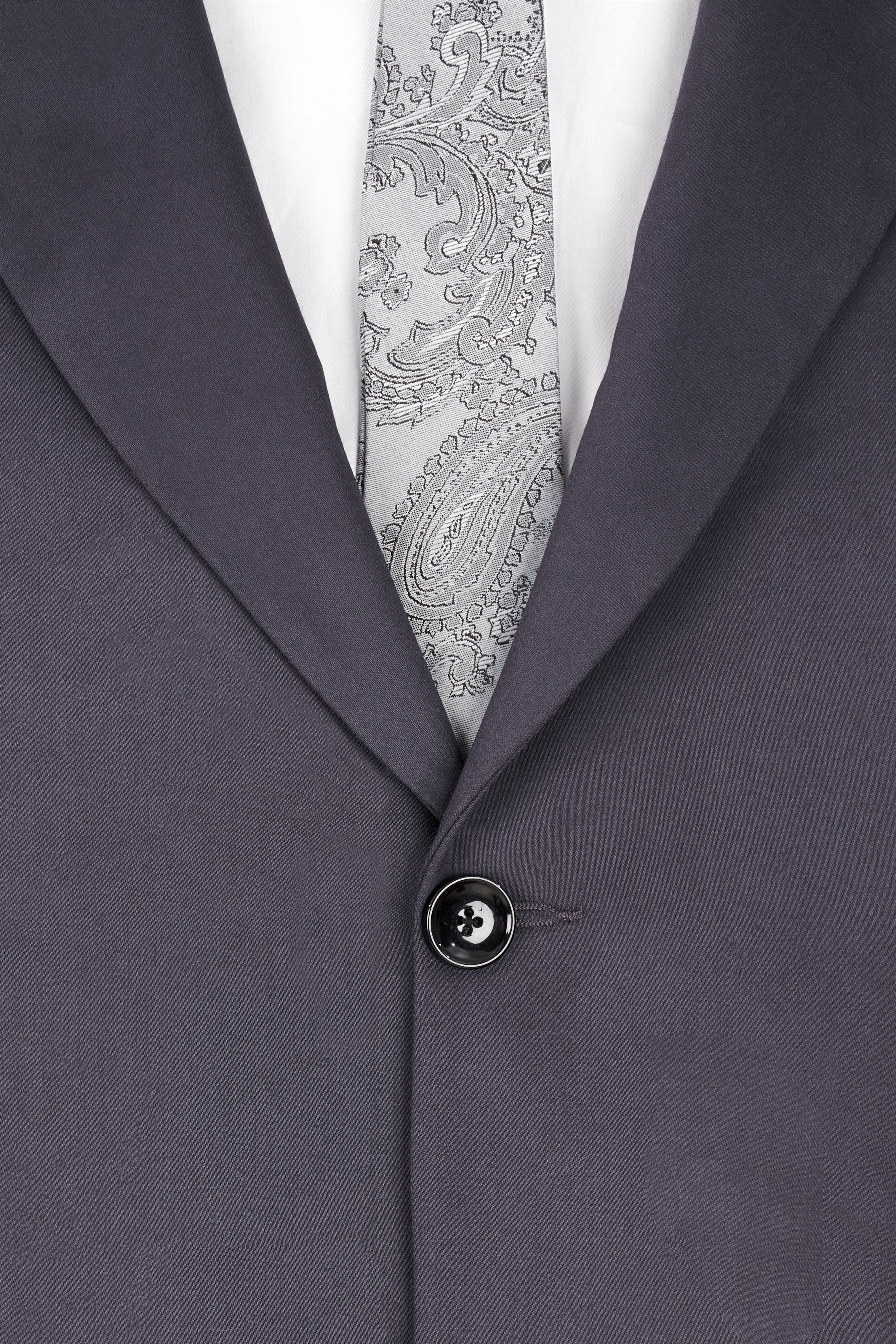 Porpoise Grey Subtle Sheen Wool Suit