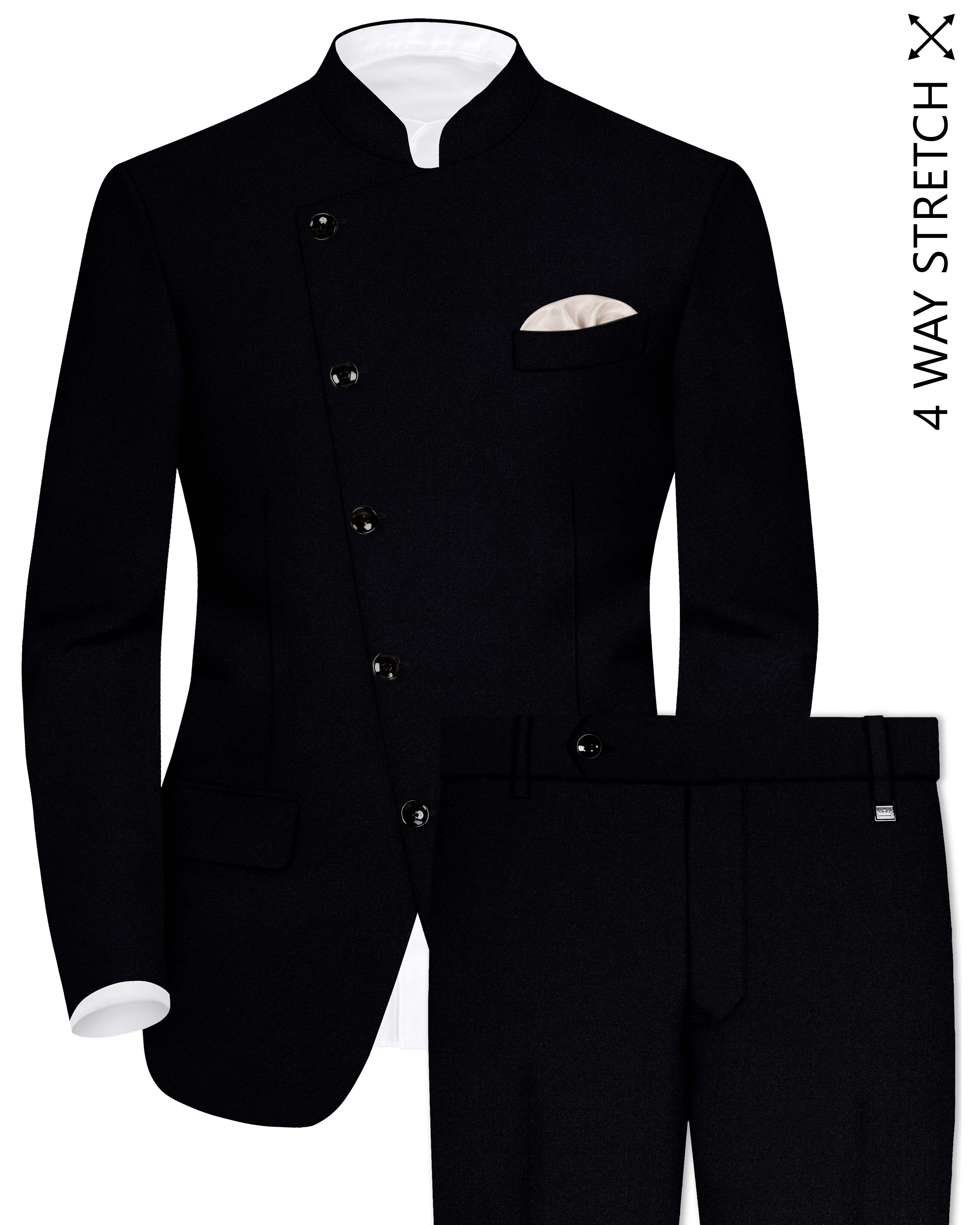 Noirex-Korean Black (The Best Black We Have) Solid Premium Wool