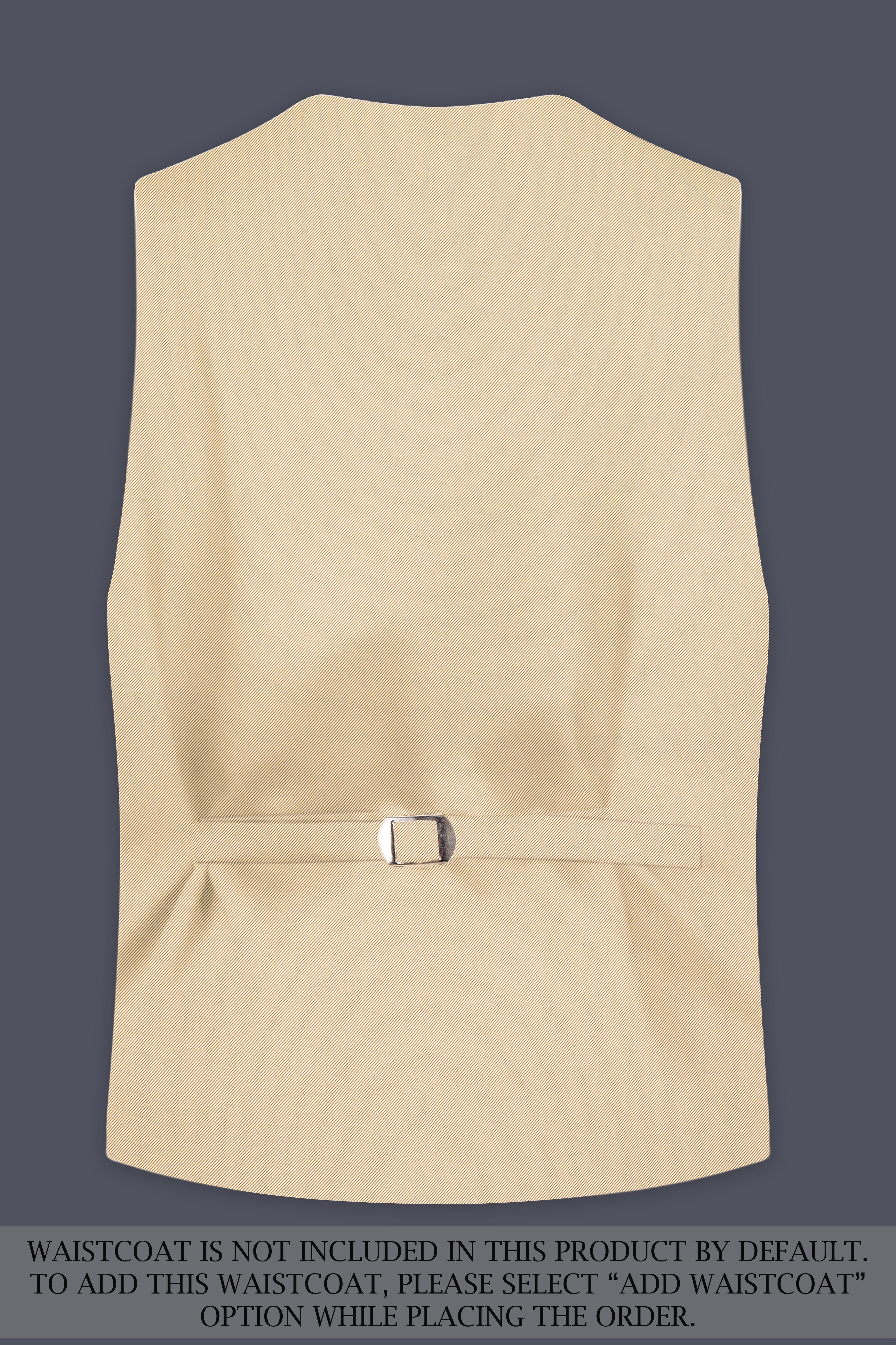 Beauroan-Sandrift Brown Premium Cotton Single Breasted Suit