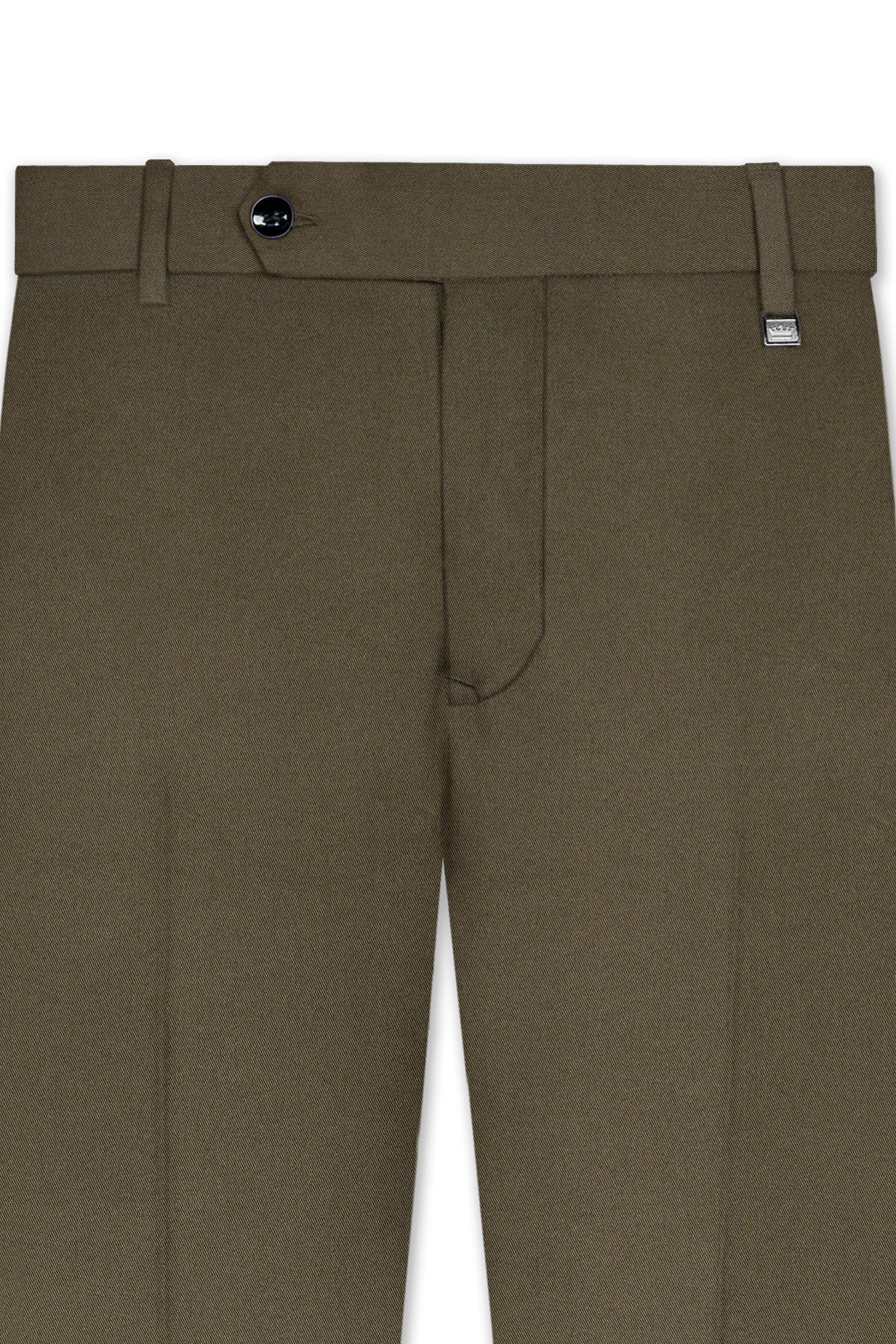Mistran-Woodland Green Premium Cotton Double Breasted Suit