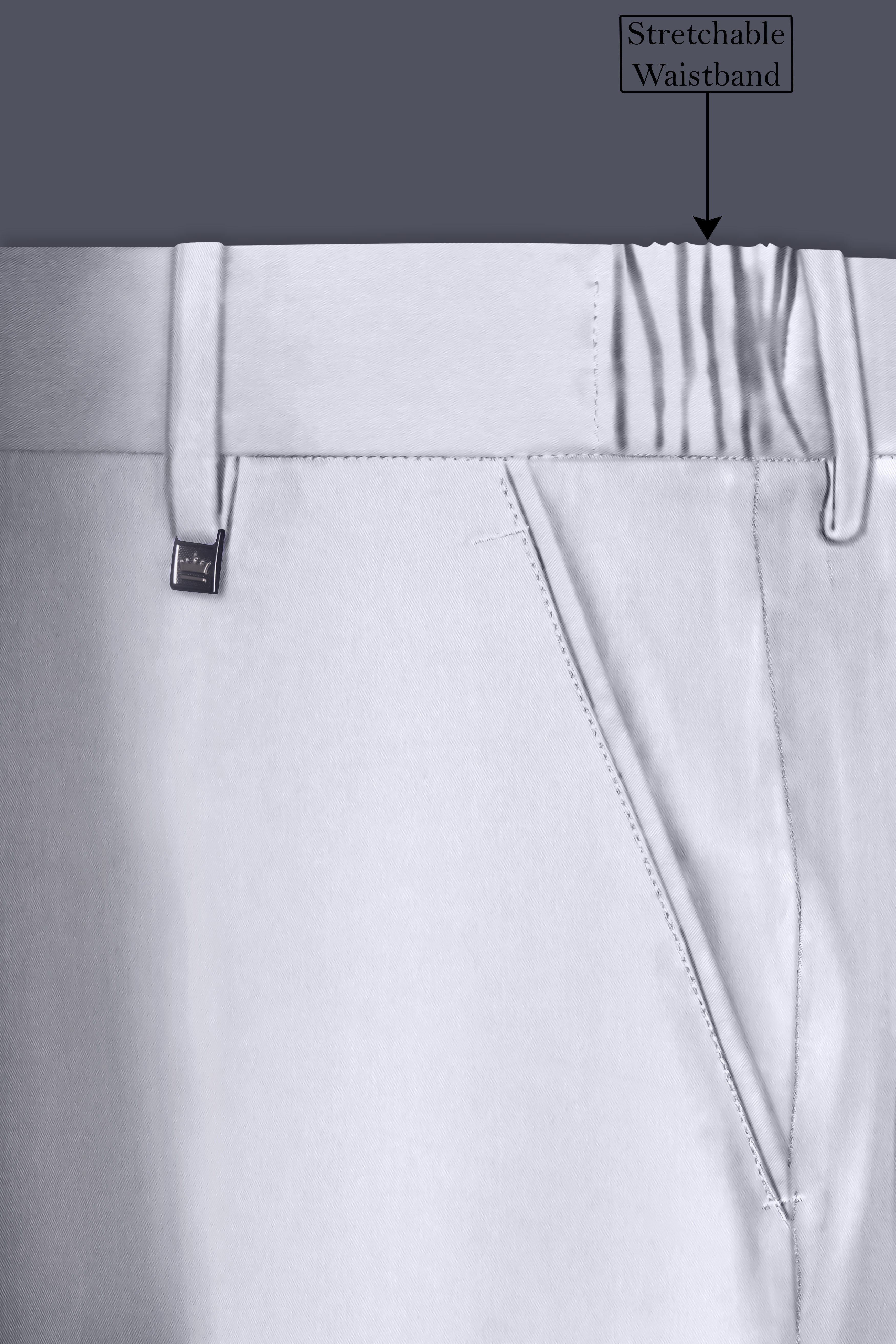 Primoux-Prelude Gray Premium Cotton Single Breasted Suit