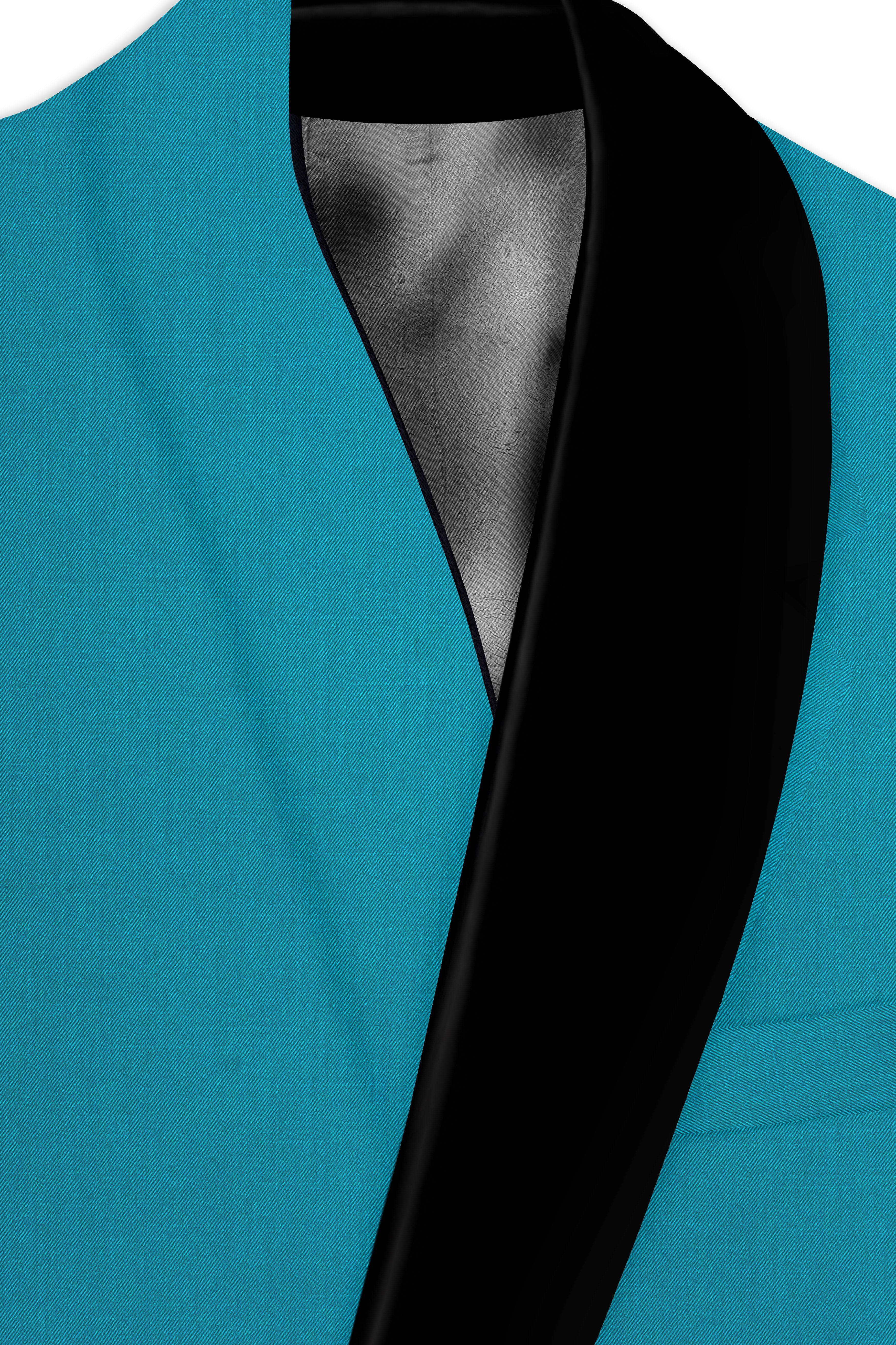 Zephir-surfie Green Wool Rich Tuxedo Slight Stretch Suit