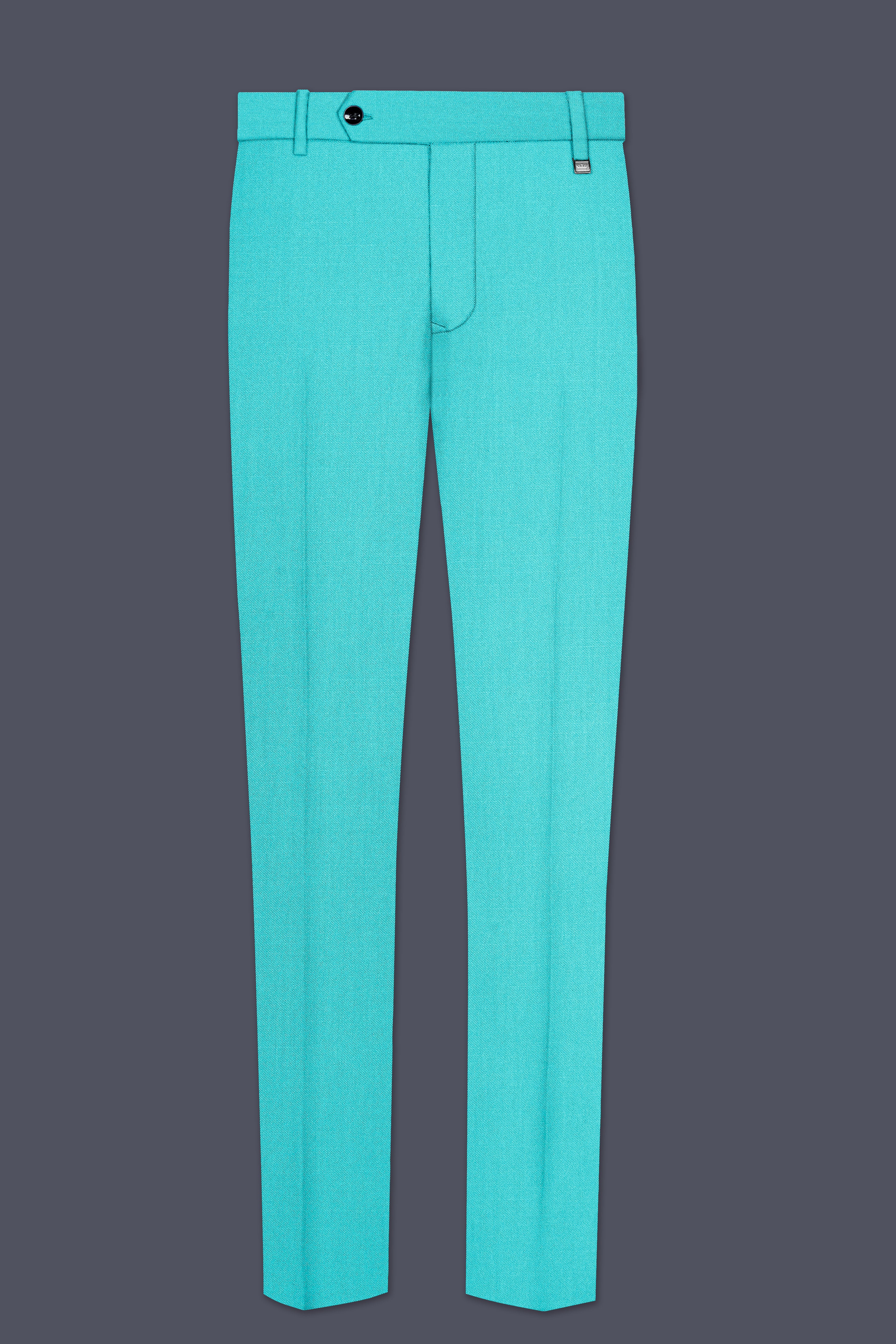 Aegir-Viking Blue Wool Rich Peak Lapel Tuxedo Stretchable Traveler Suit