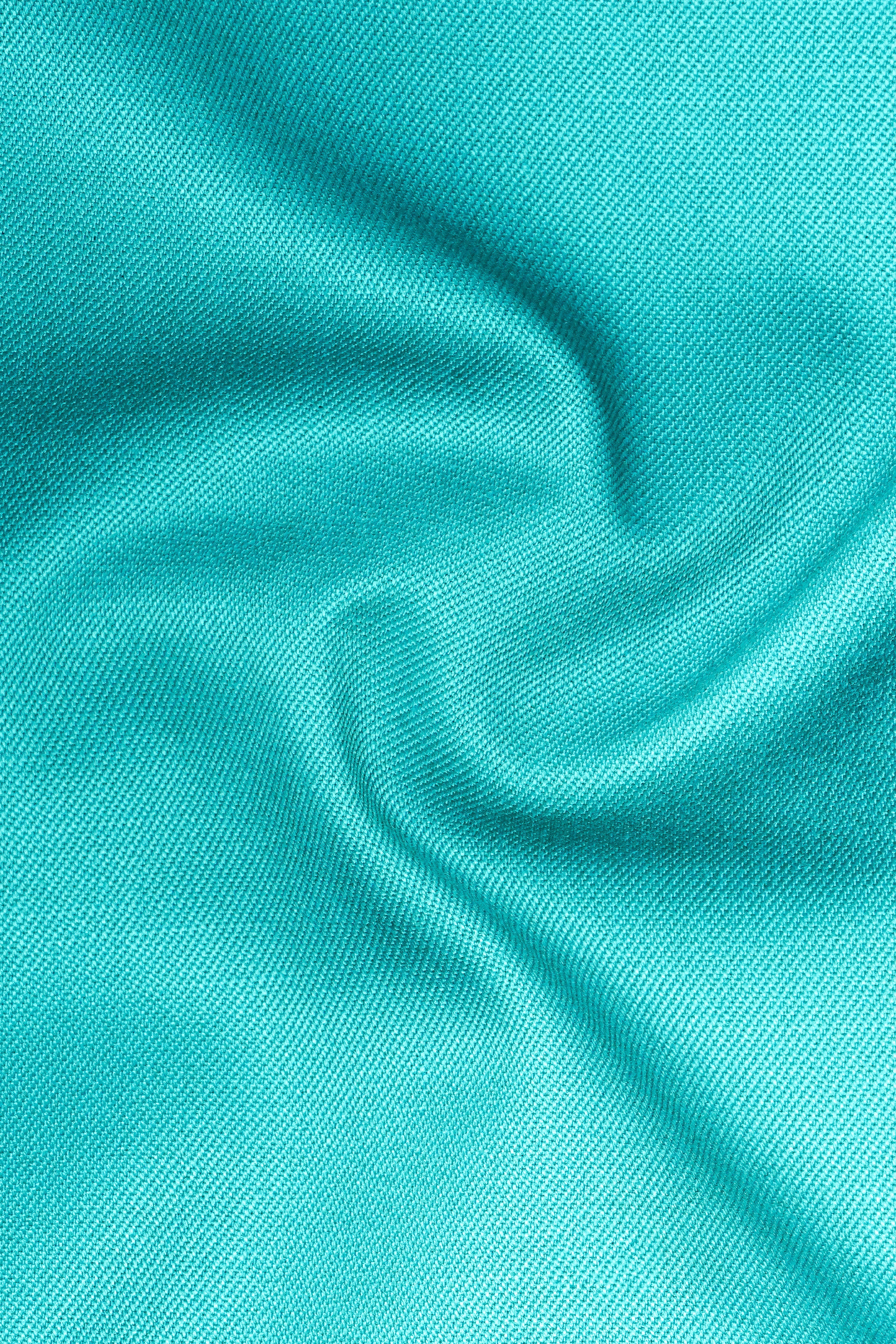 Aegir-Viking Blue Wool Rich Peak Lapel Tuxedo Slight Stretch Suit