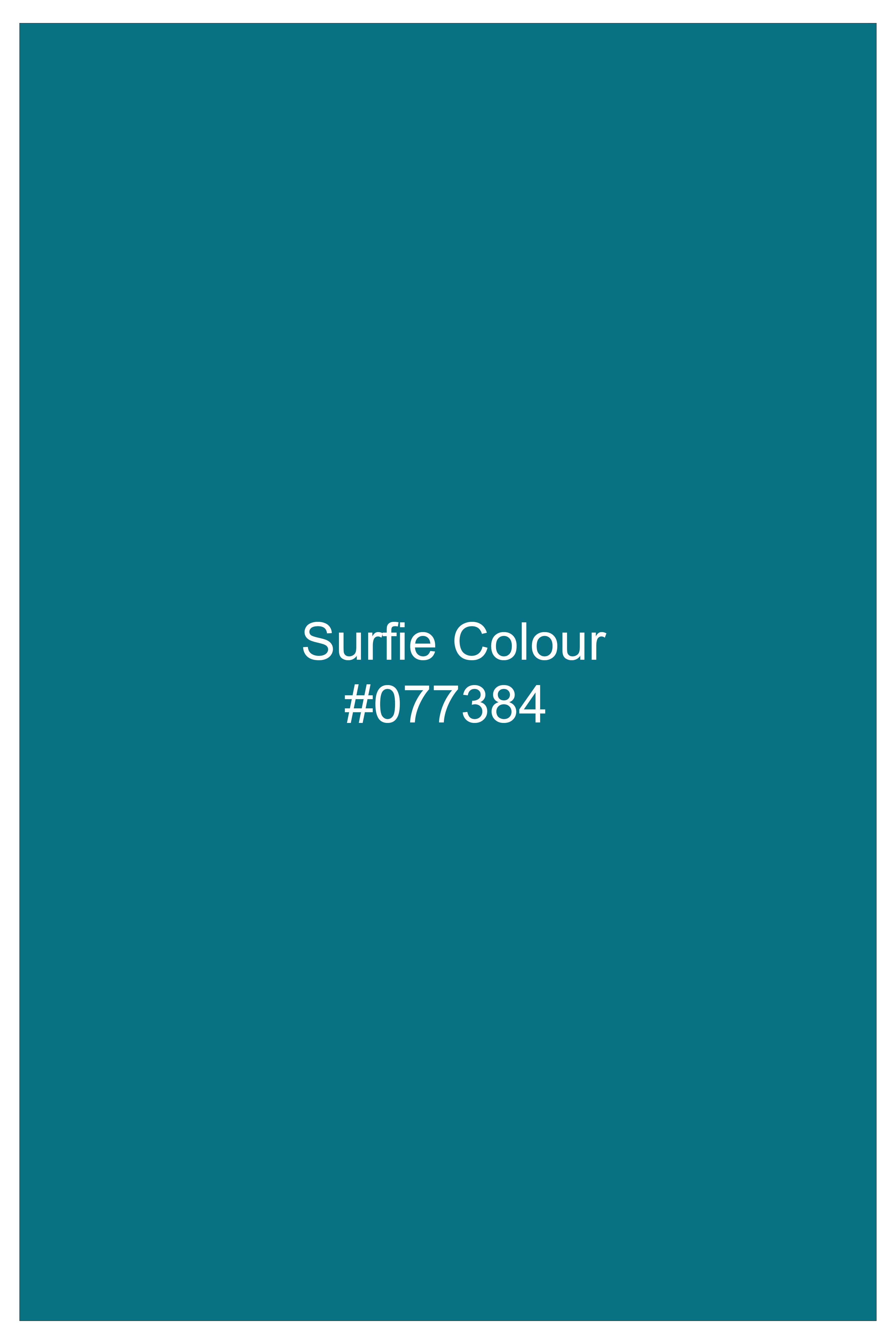 Zephir-Surfie Green Wool Rich Peak Lapel Tuxedo Slight Stretch Suit