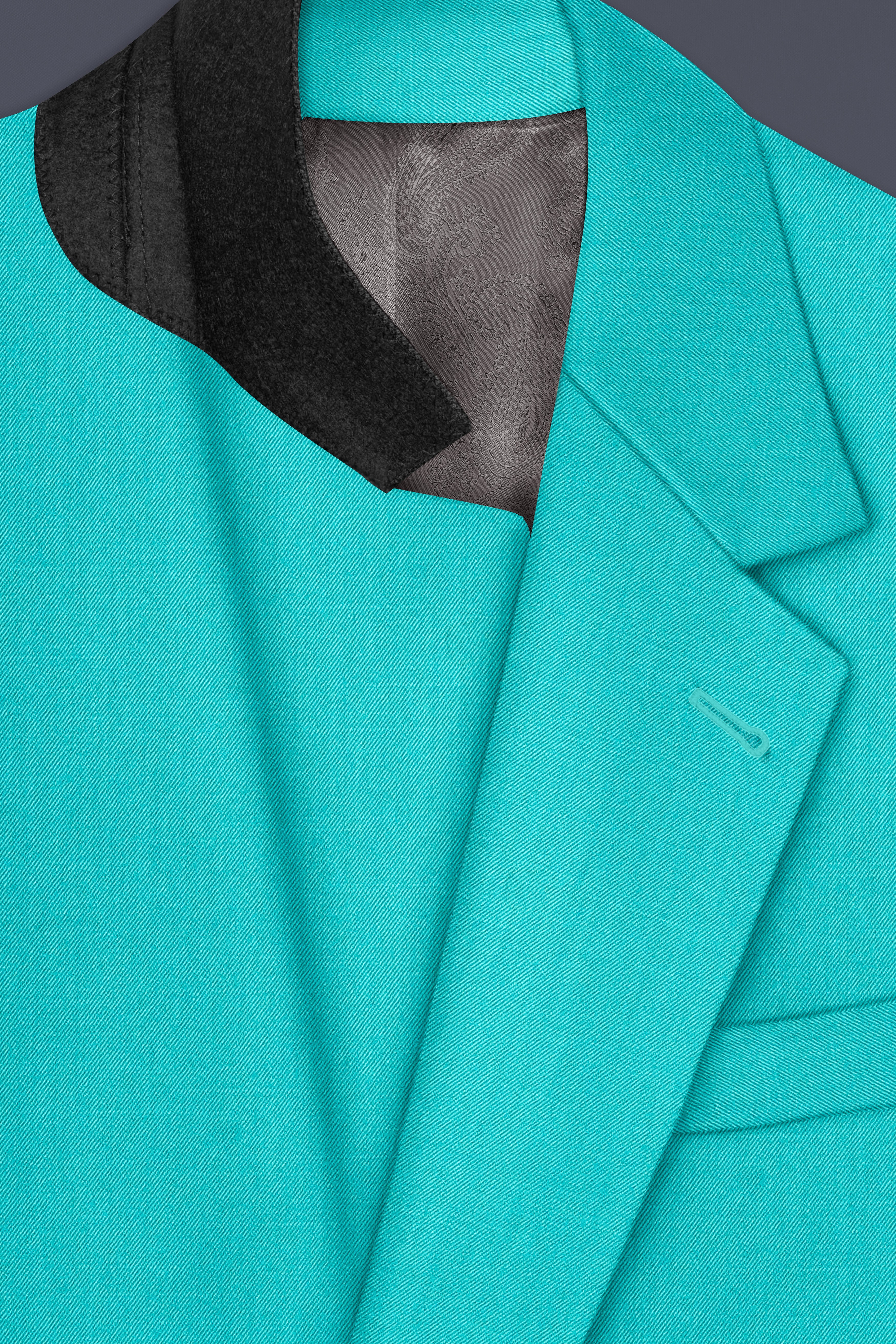 Aegir-Viking Blue Wool Rich Single Breasted Stretchable Traveler Suit