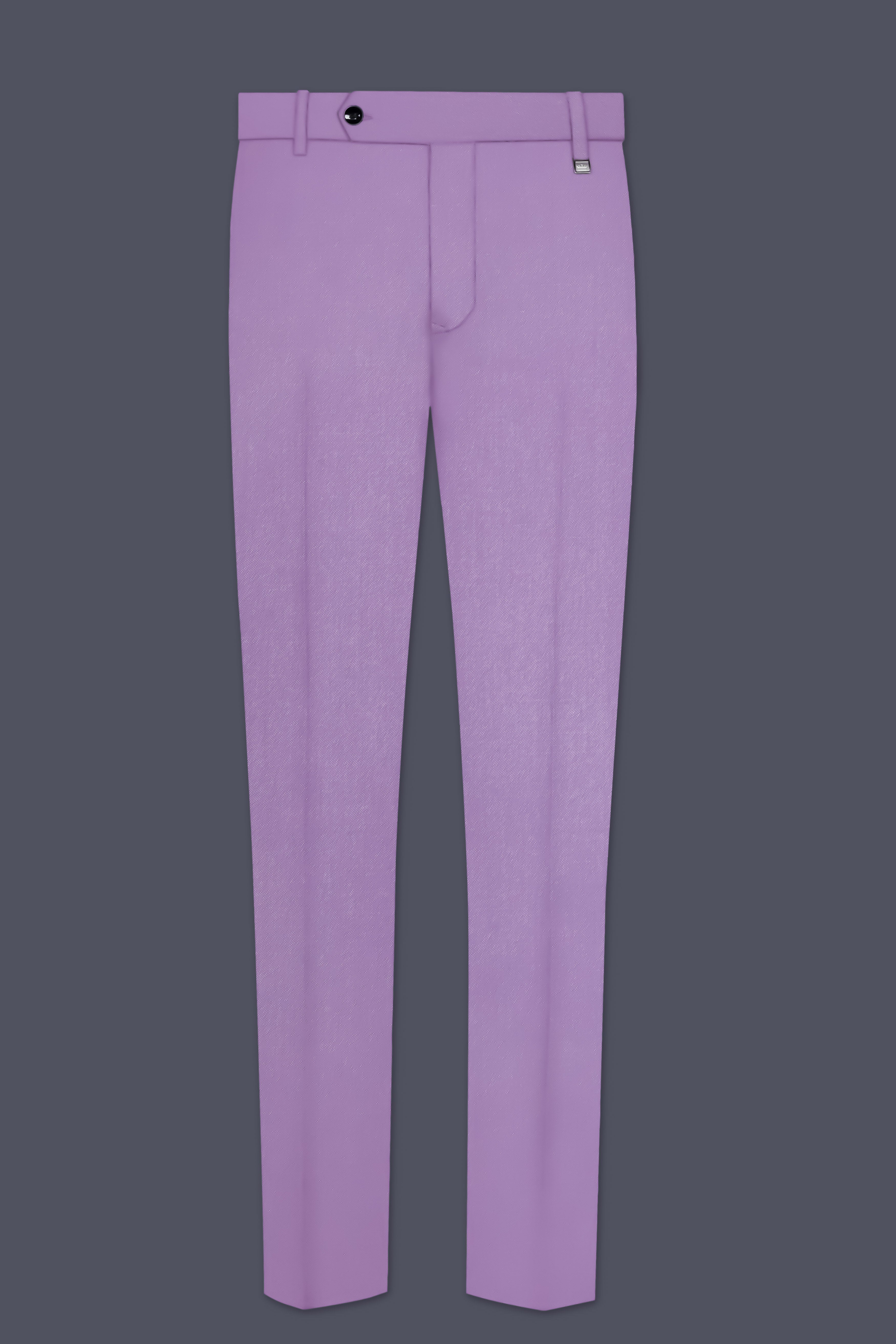 Roylen-Mountbatten Purple Wool Rich Single Breasted Slight Stretch Suit