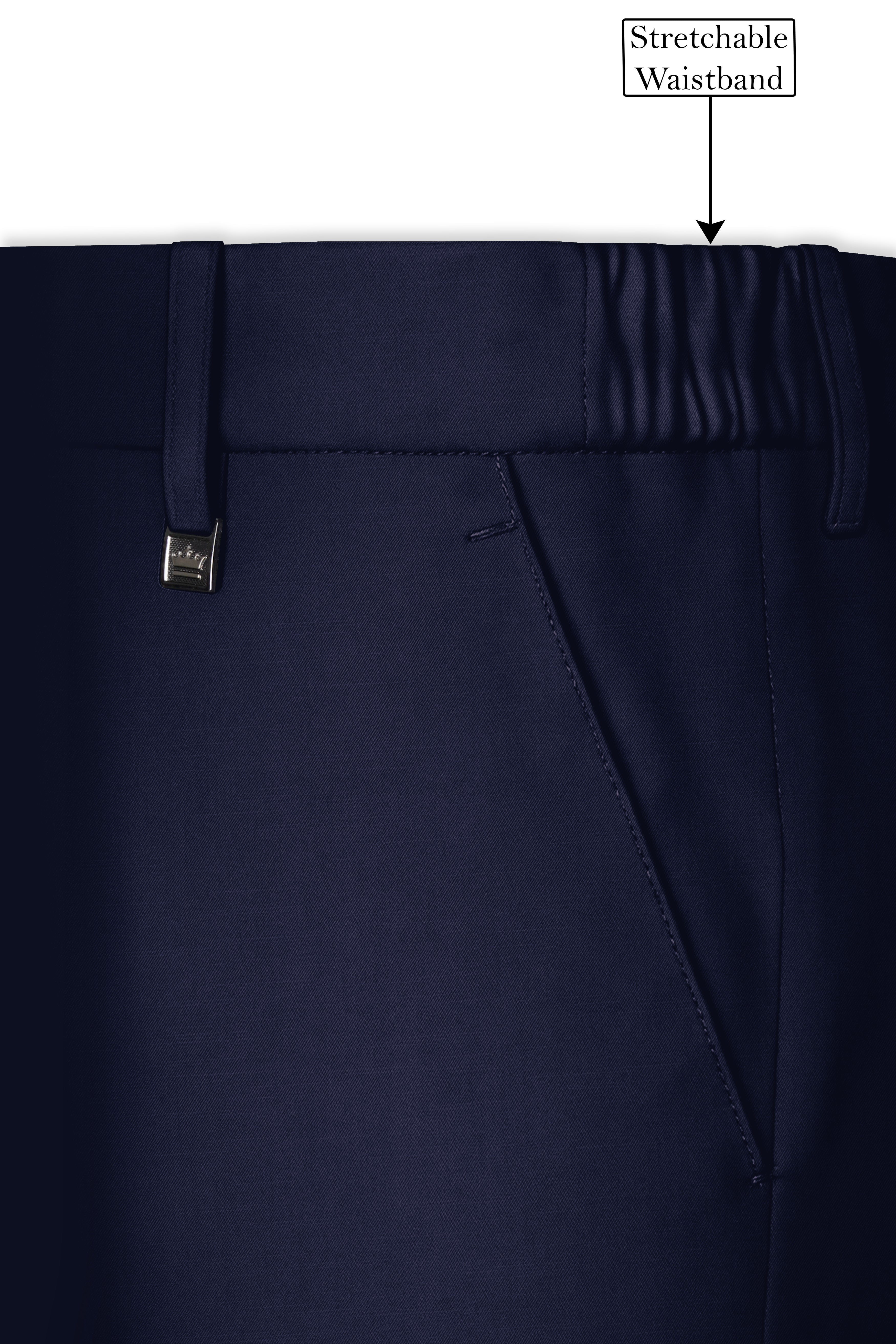 Azurion-Royal Blue Wool Rich Double Breasted Suit