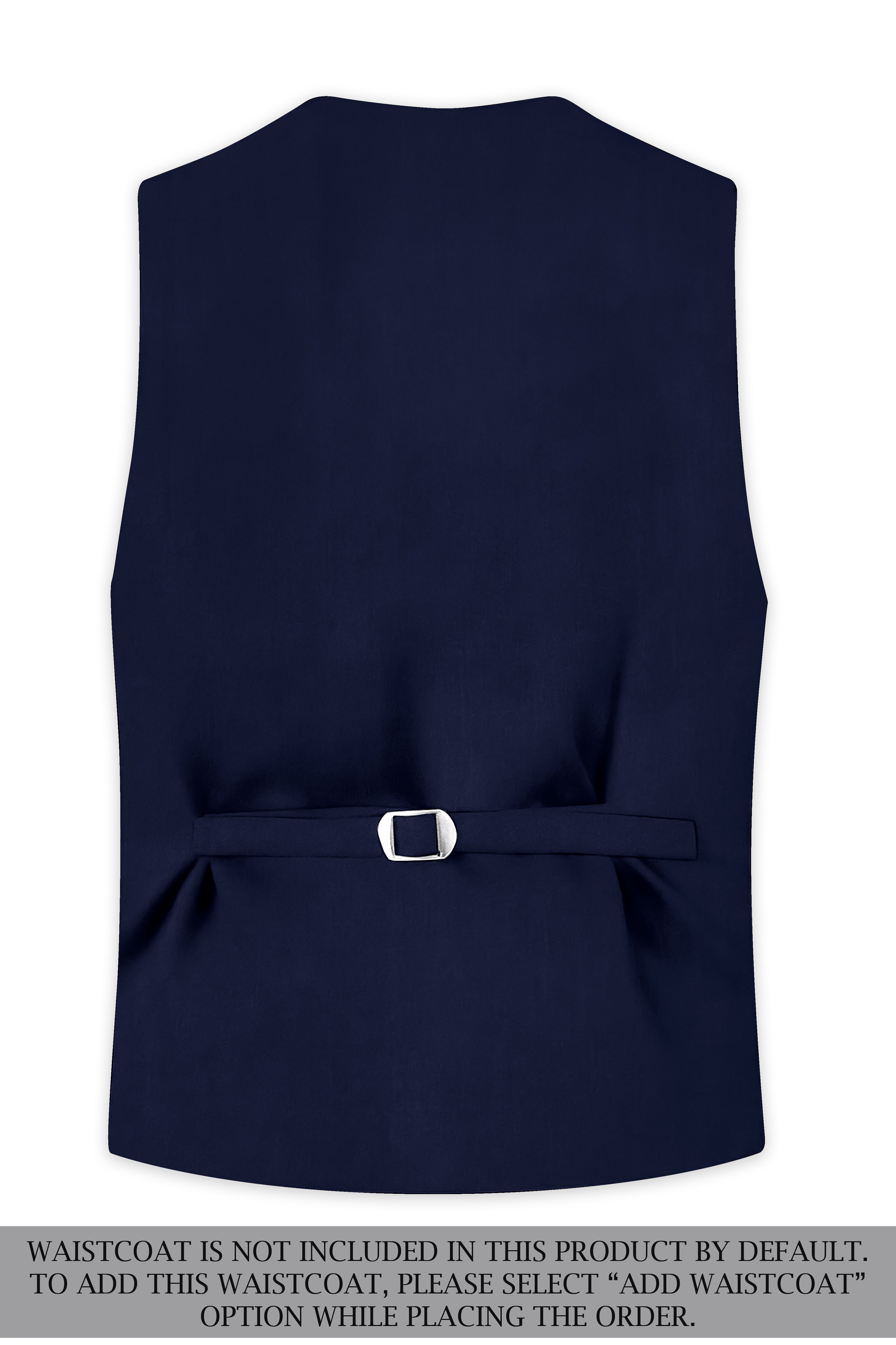 Azurion-Royal Blue Wool Rich Double Breasted Suit