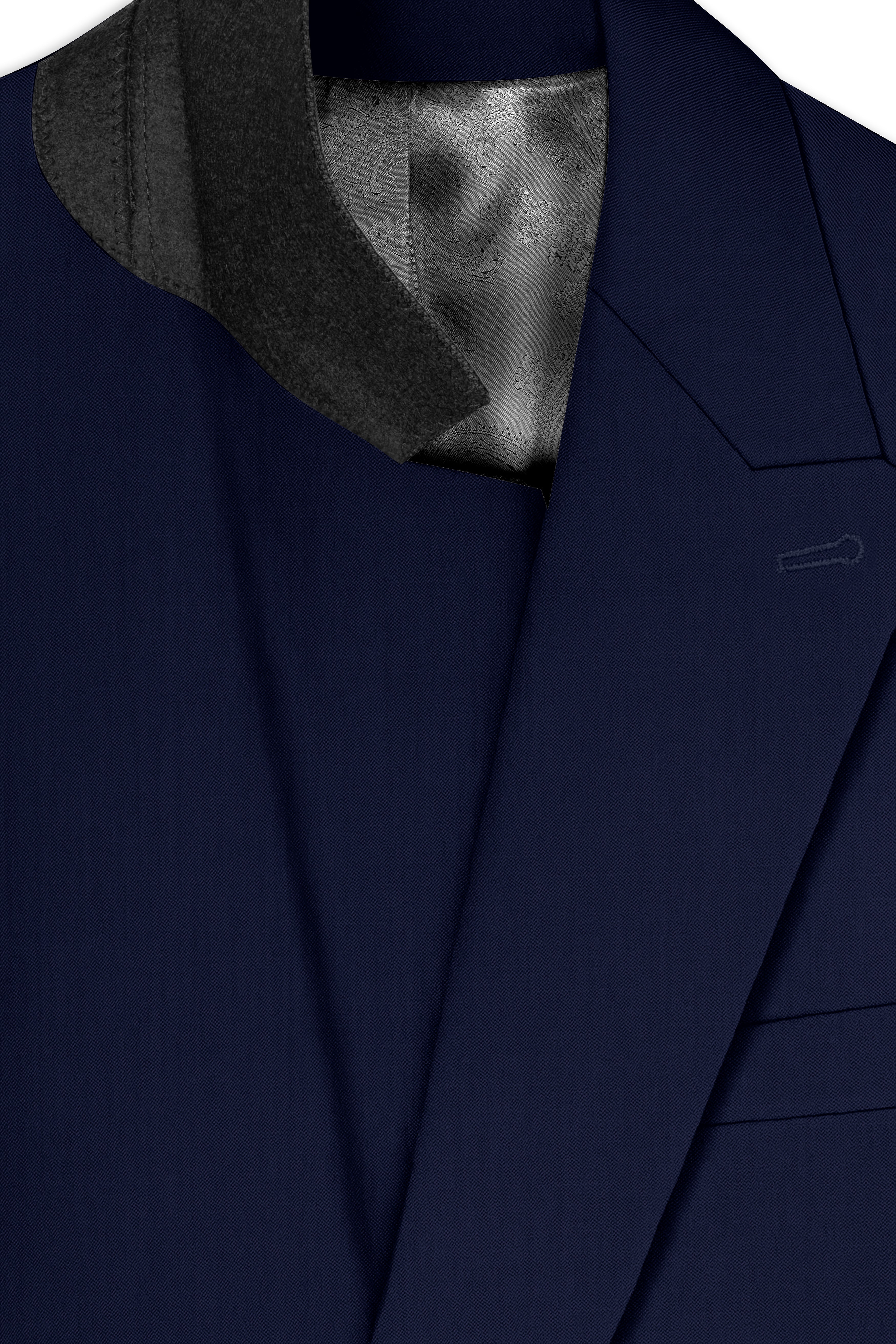 Azurion-Royal Blue Wool Rich Double Breasted Suit