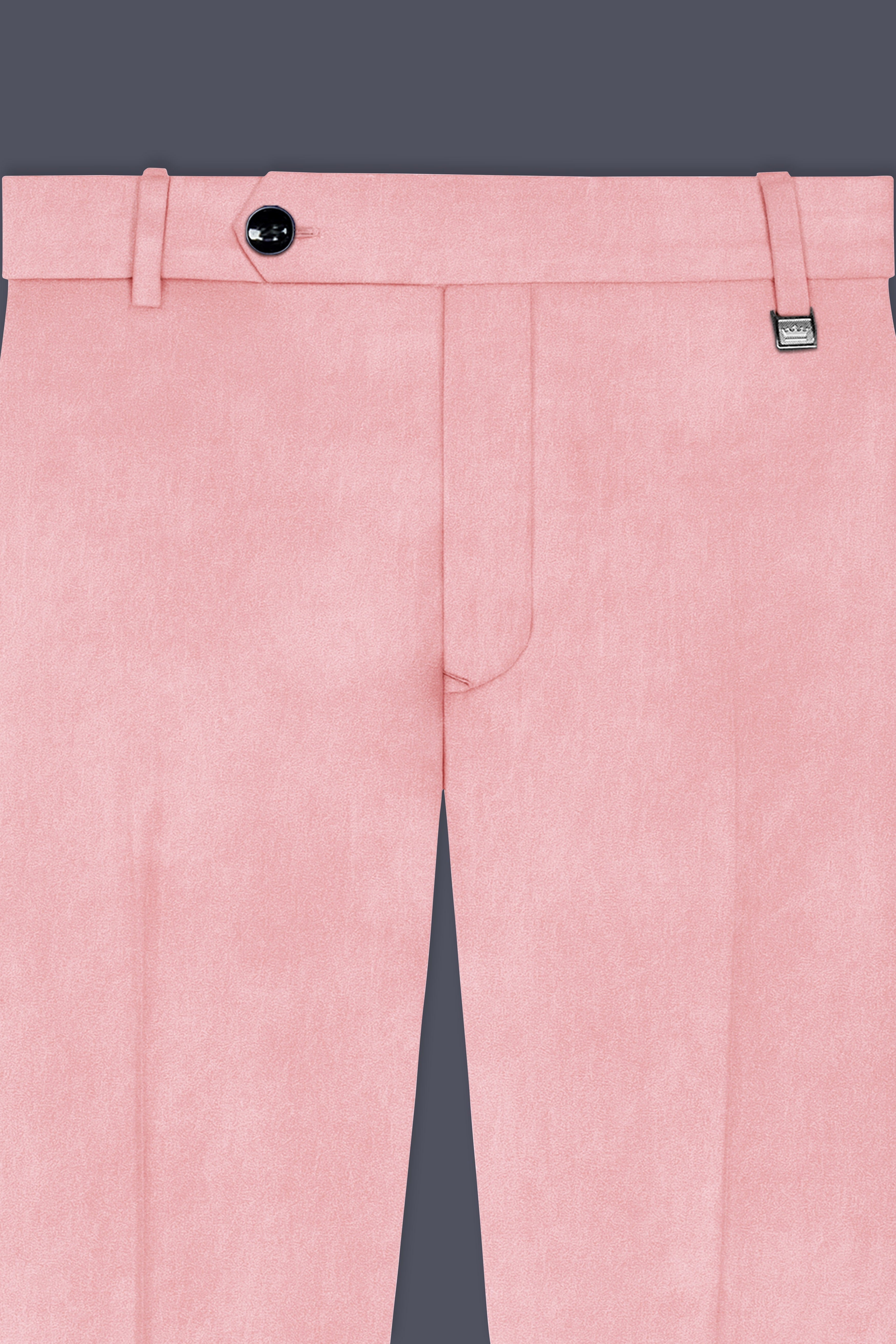 Rosivell-Careys Pink Velvet Peak Lapel Tuxedo Suit