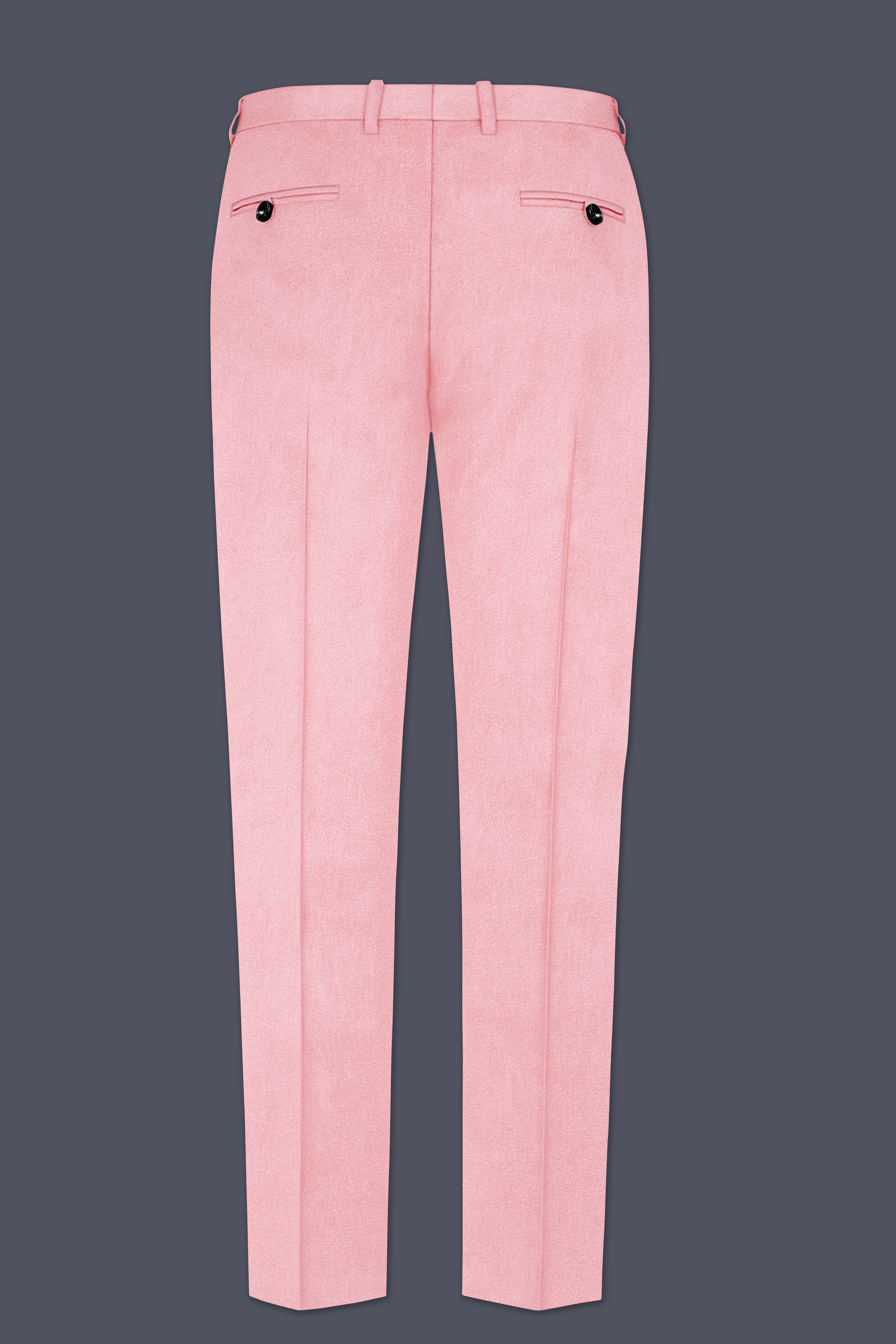 Rosivell-Careys Pink Velvet Peak Lapel Tuxedo Suit