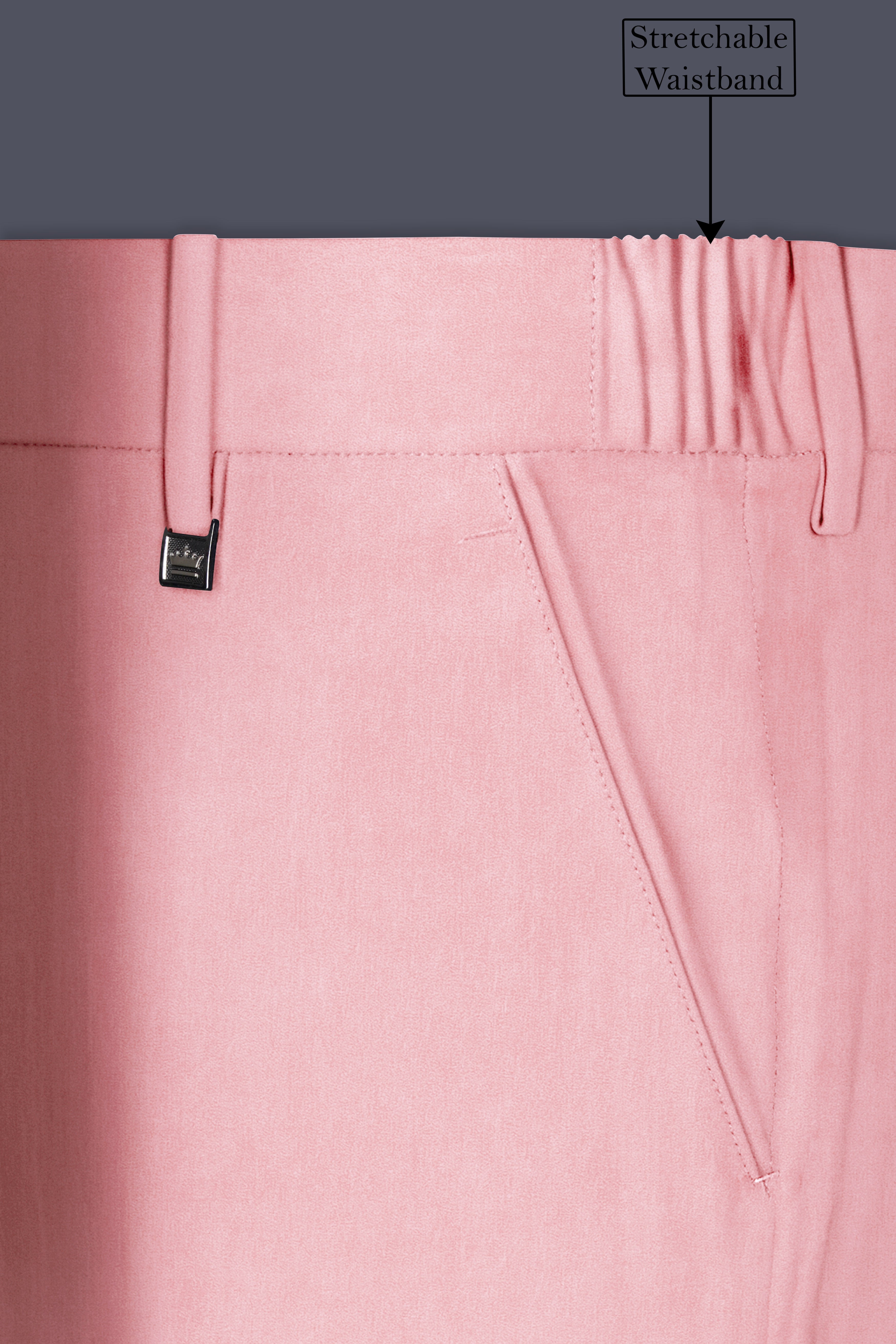 Rosivell-Careys Pink Velvet Peak Lapel Tuxedo Suit