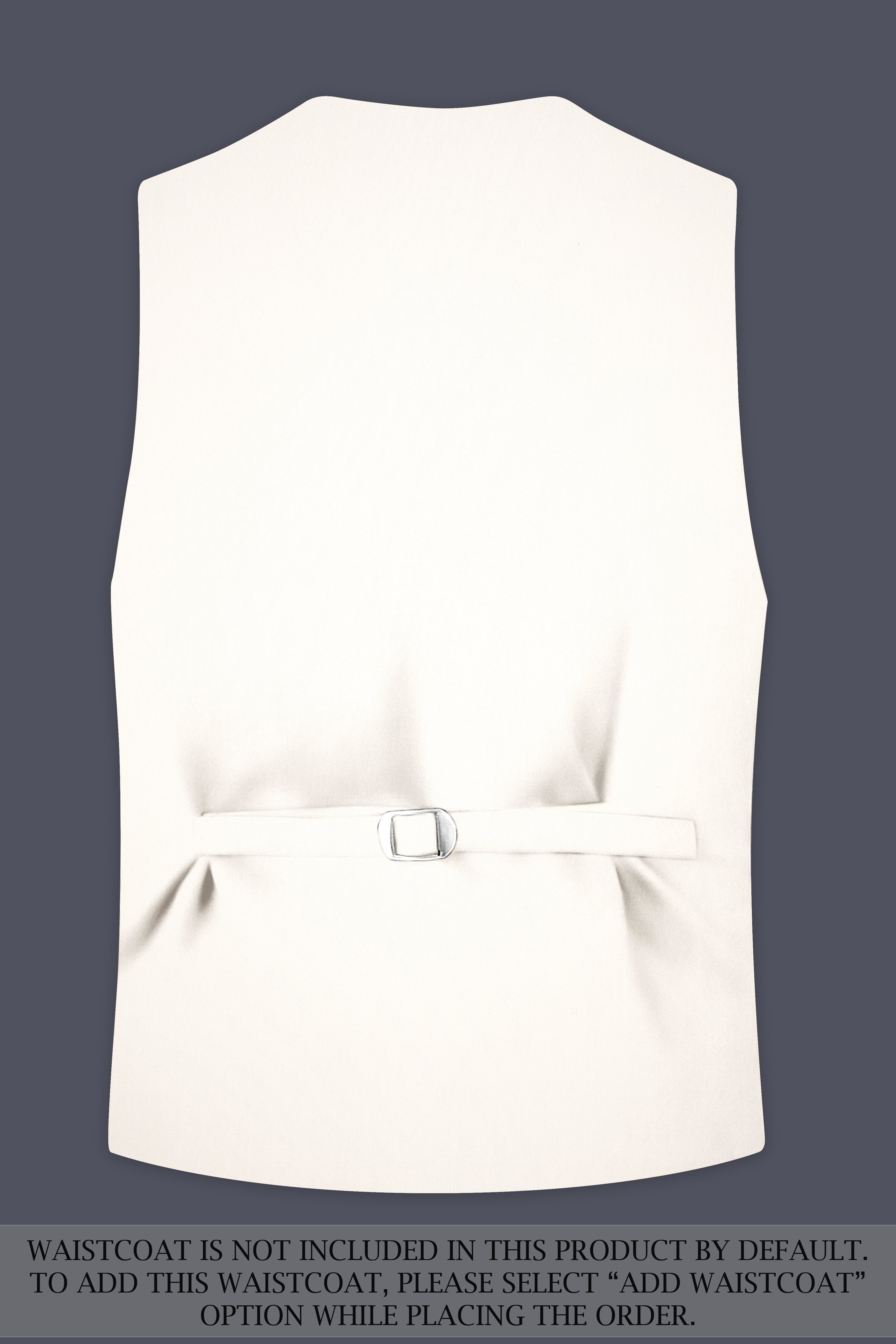 Biancore-Vista White 4-Way Stretch Premium Cotton Double Breasted Suit