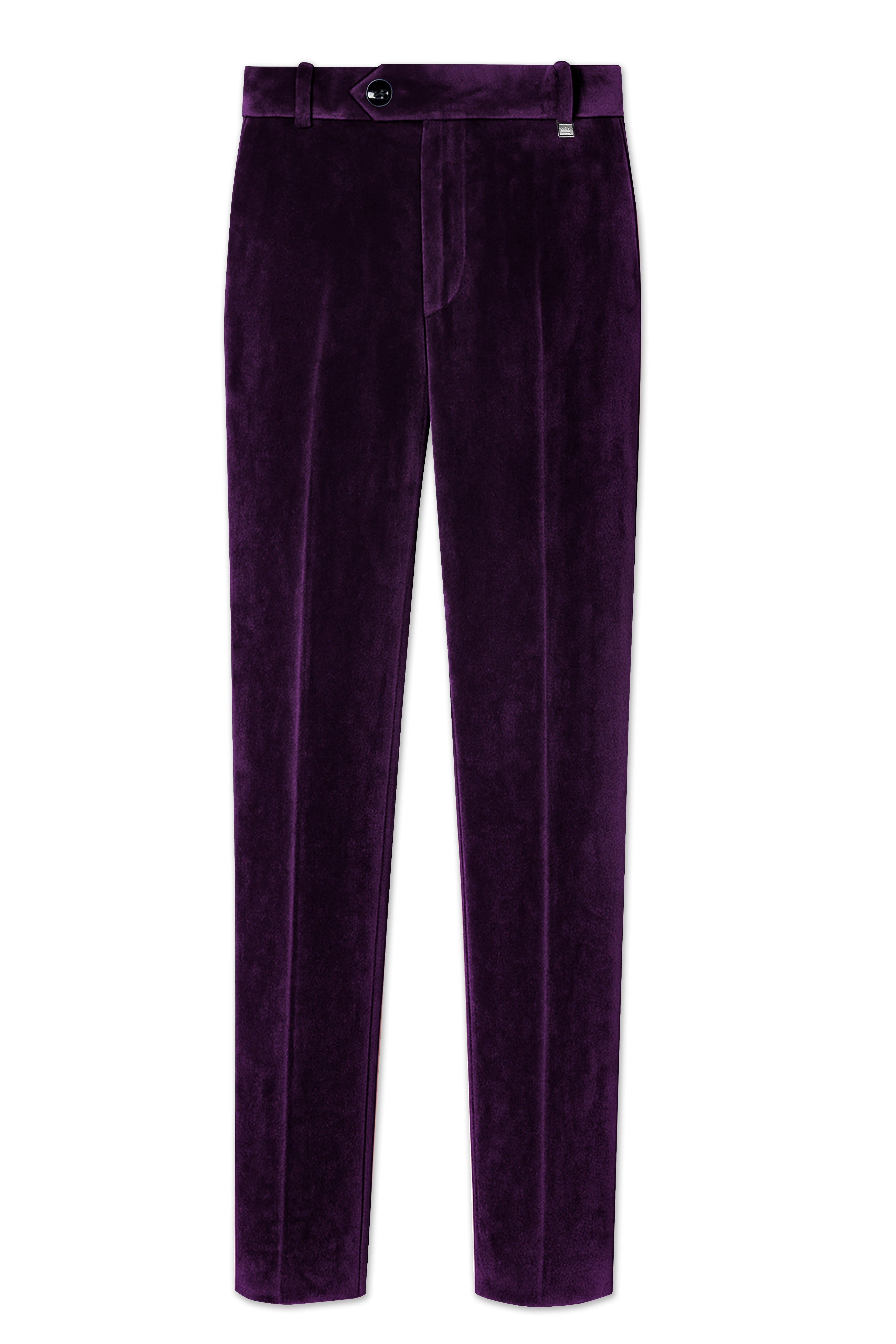 Purvella-Rasin Purple Velvet Peak Lapel Tuxedo Suit
