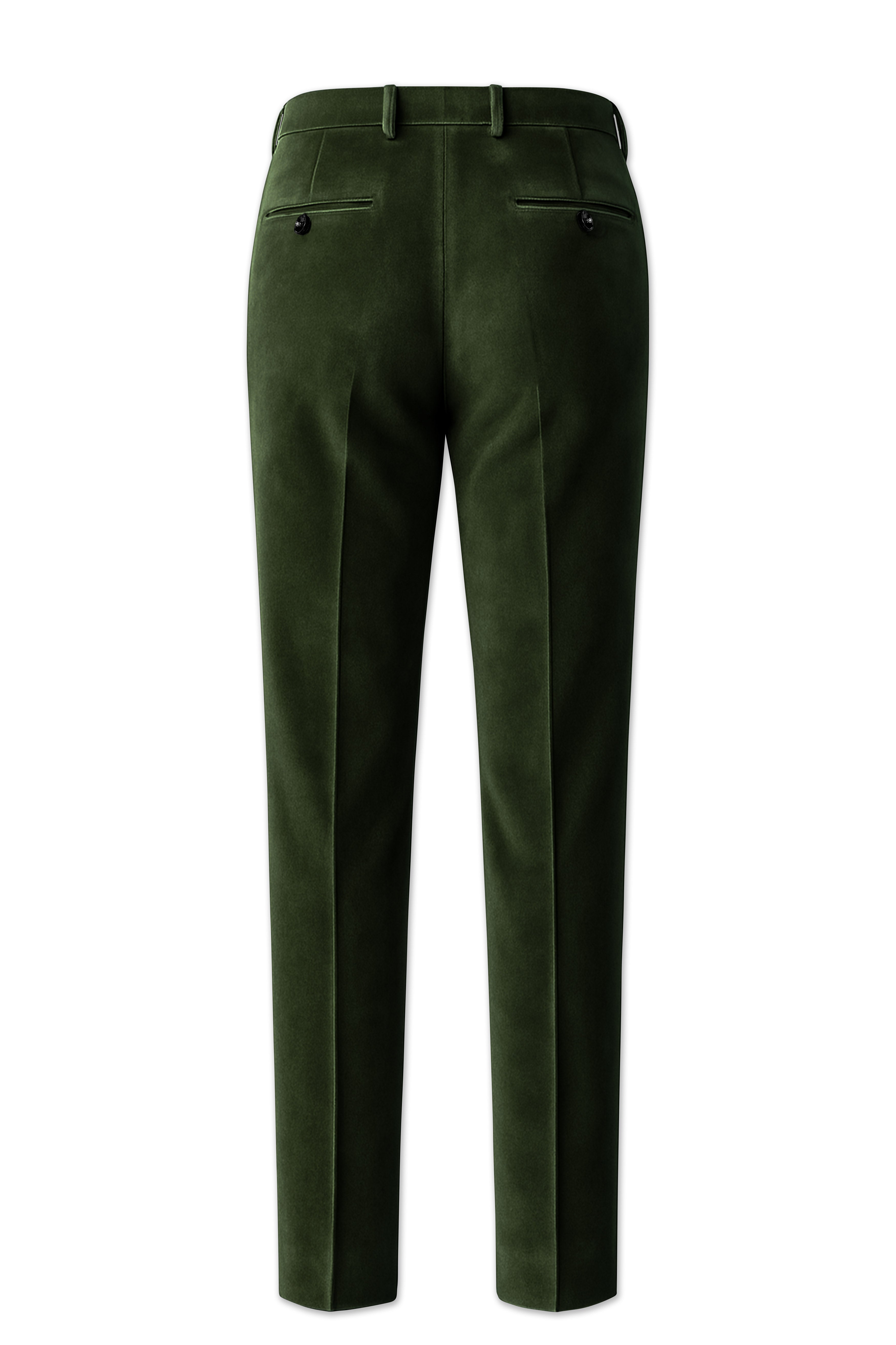 Velcadia-Acadia Green Velvet Peak Lapel Tuxedo Suit