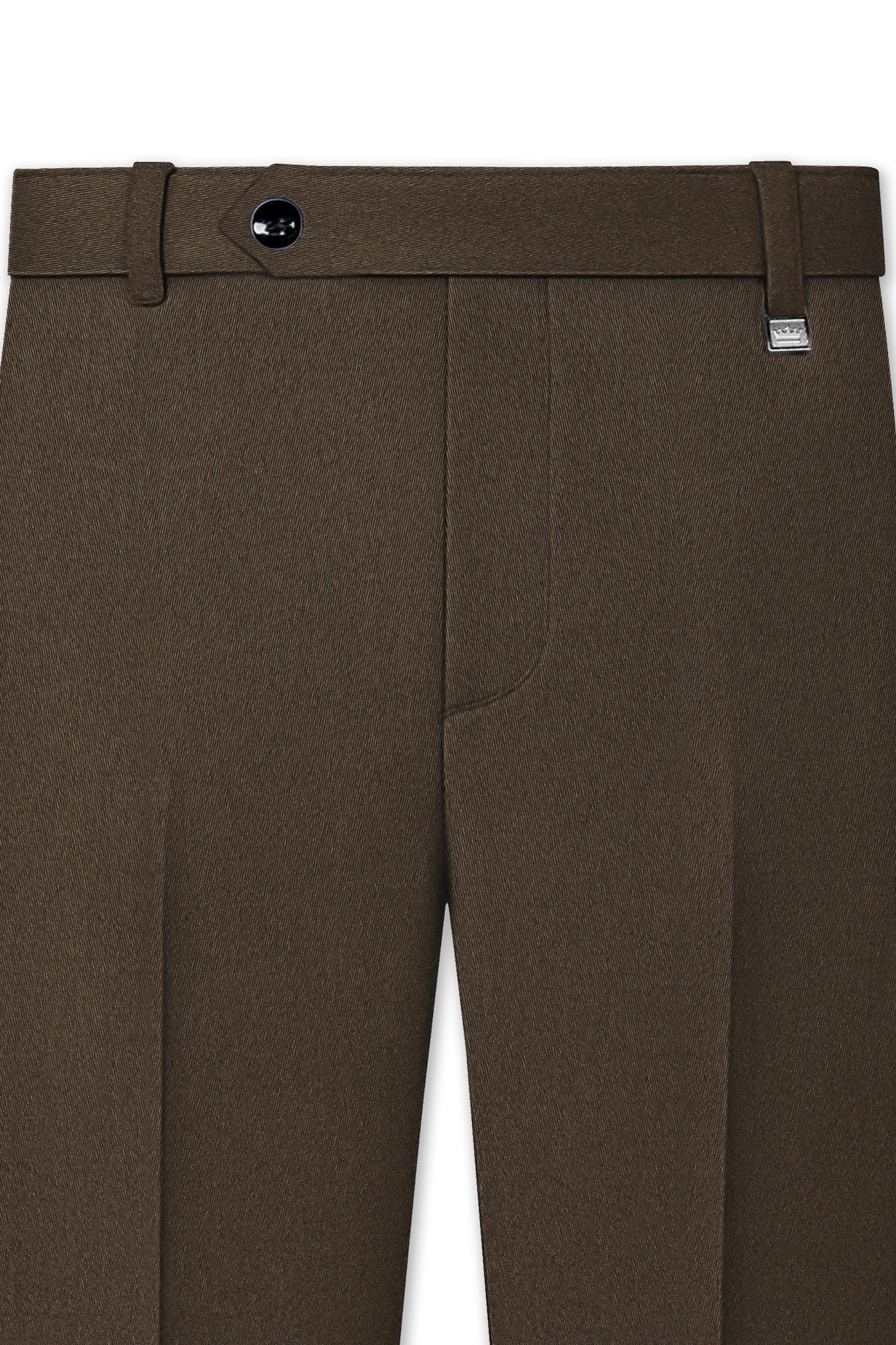 Jagvire-Birch Brown Premium Cotton Single Breasted Sports Suit