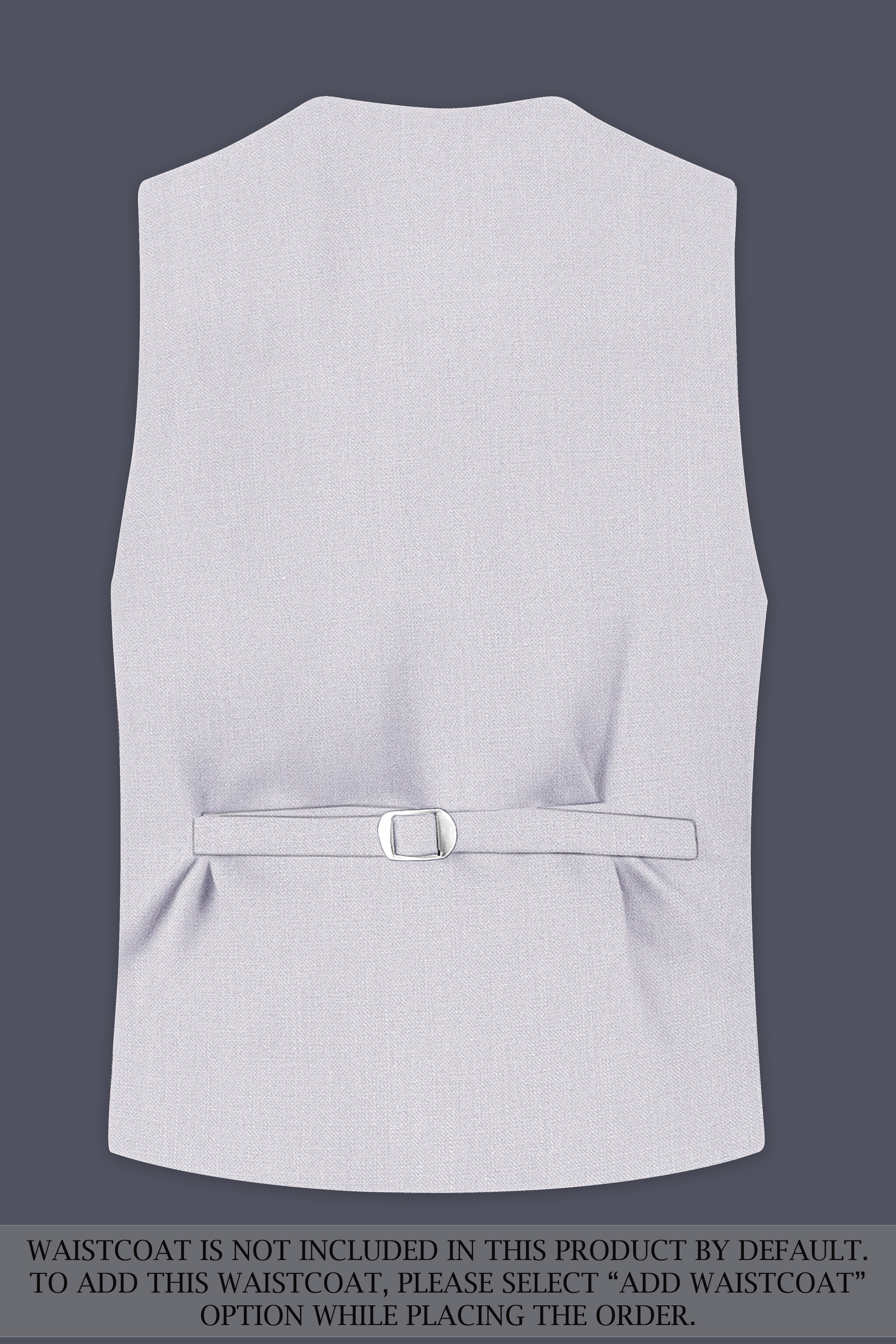 Aristo-Alto Gray Luxurious Linen Single Breasted Stretchable traveler Suit