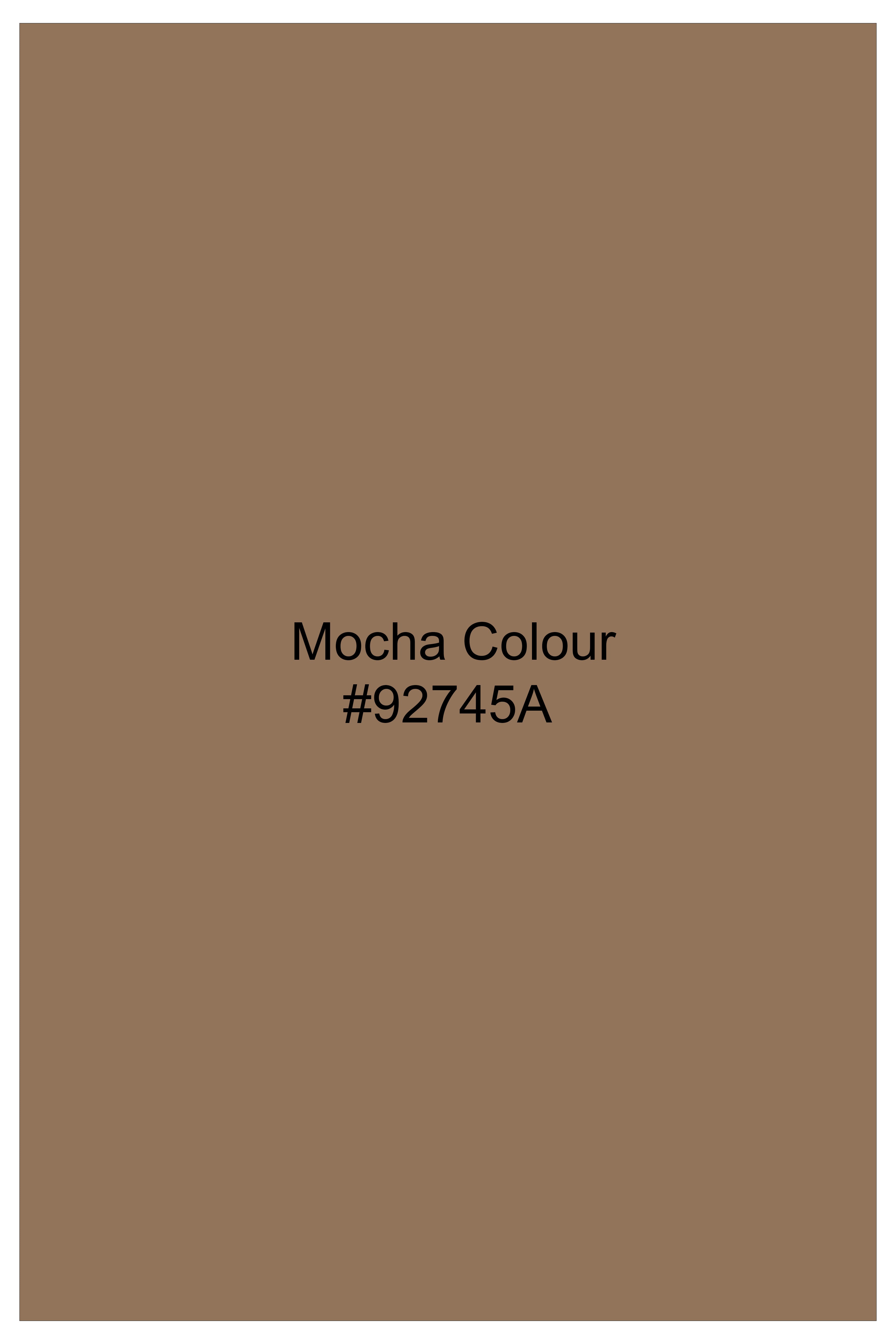 Cremont-Mocha Brown Luxurious Linen Single Breasted Stretchable traveler Suit