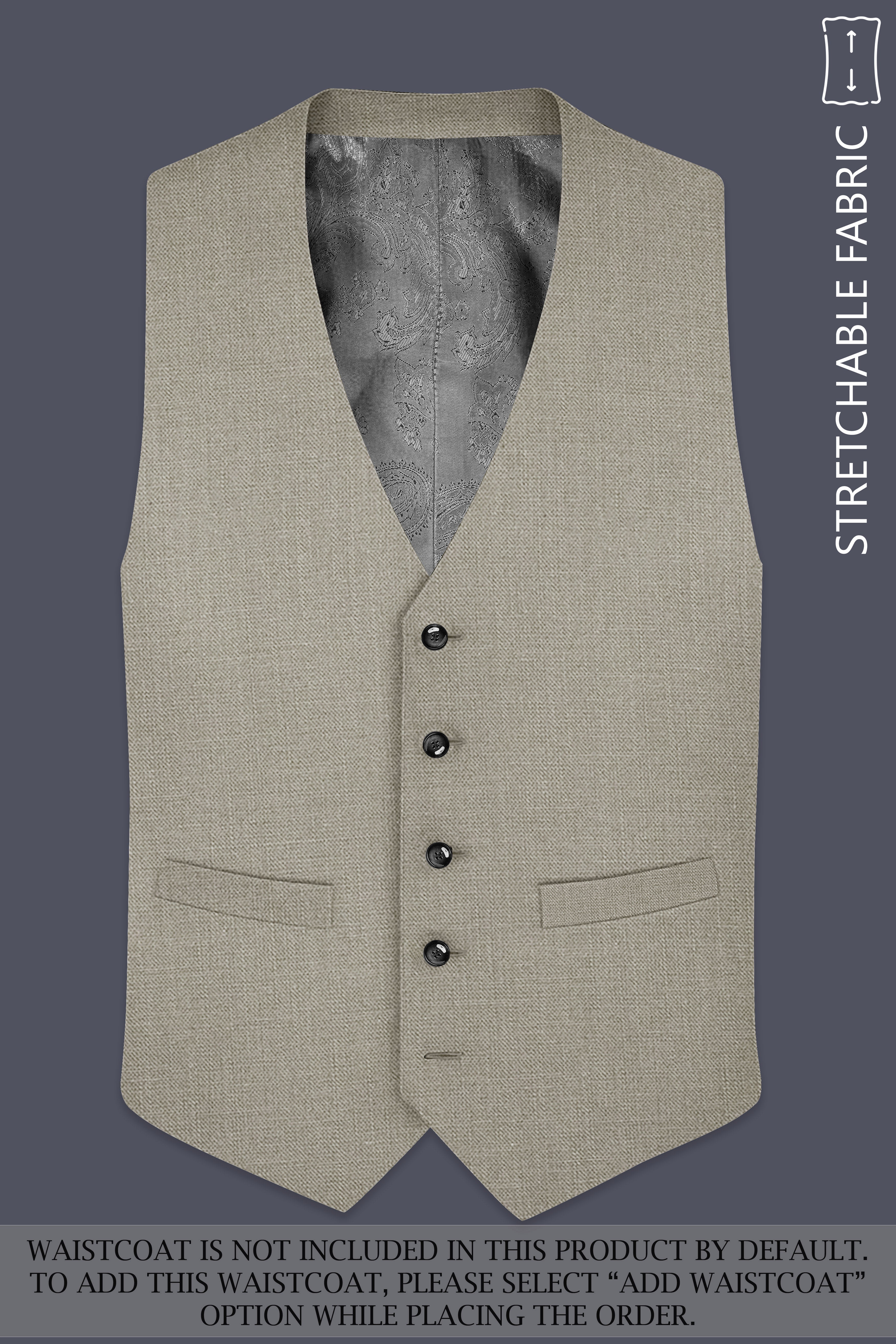 Grevino-Pablo Green Luxurious Linen Single Breasted Stretchable traveler Suit