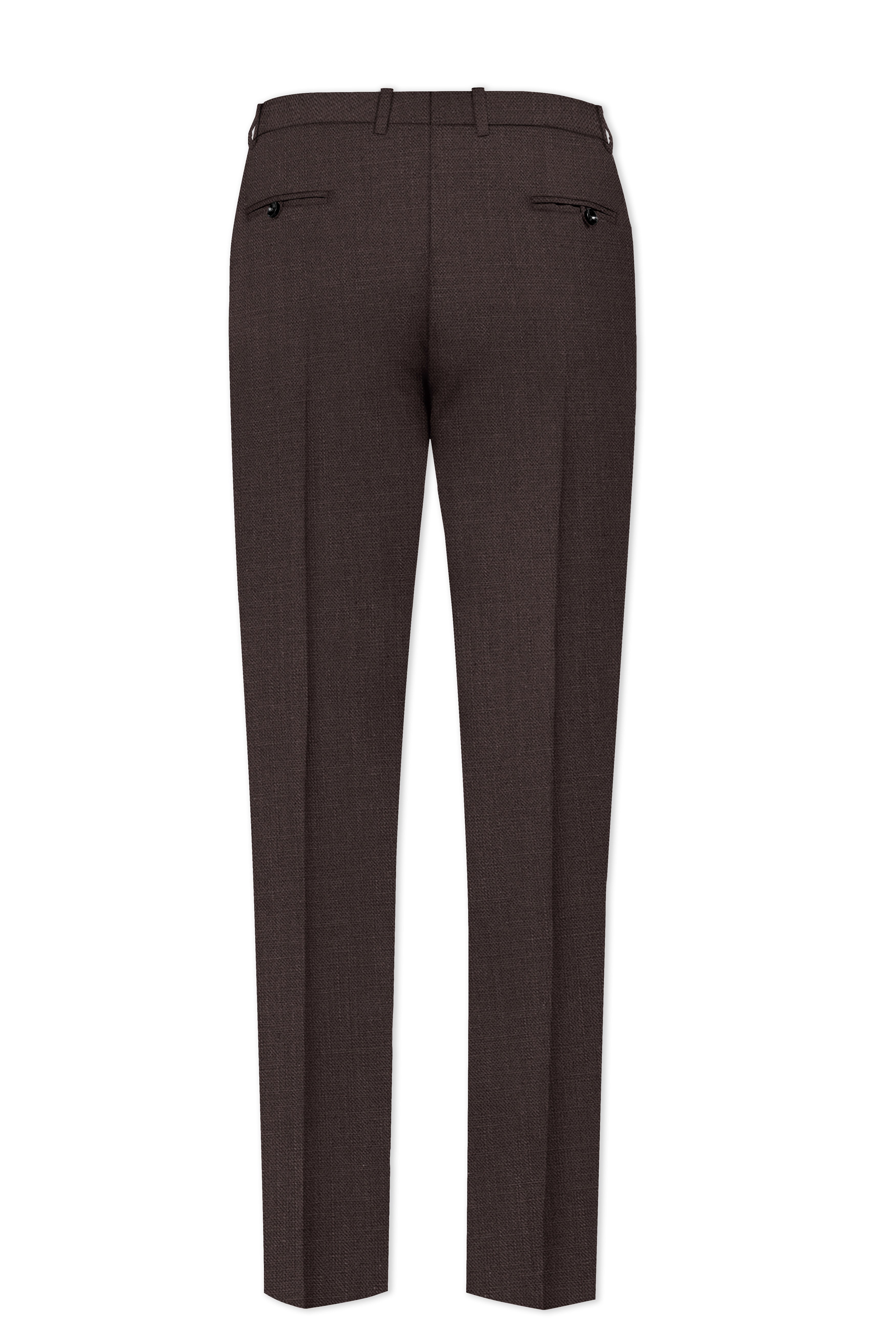 Terrivo-Zeus Brown Luxurious Linen Single Breasted Stretchable traveler Suit